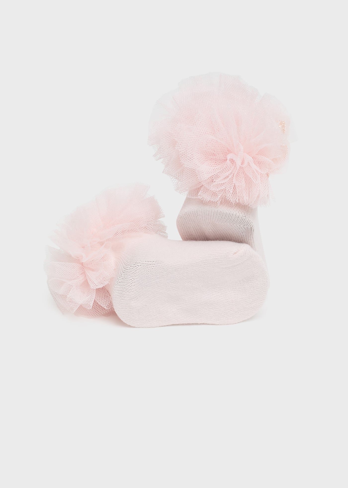 Set calze corte e fascia per capelli cotone organico neonato