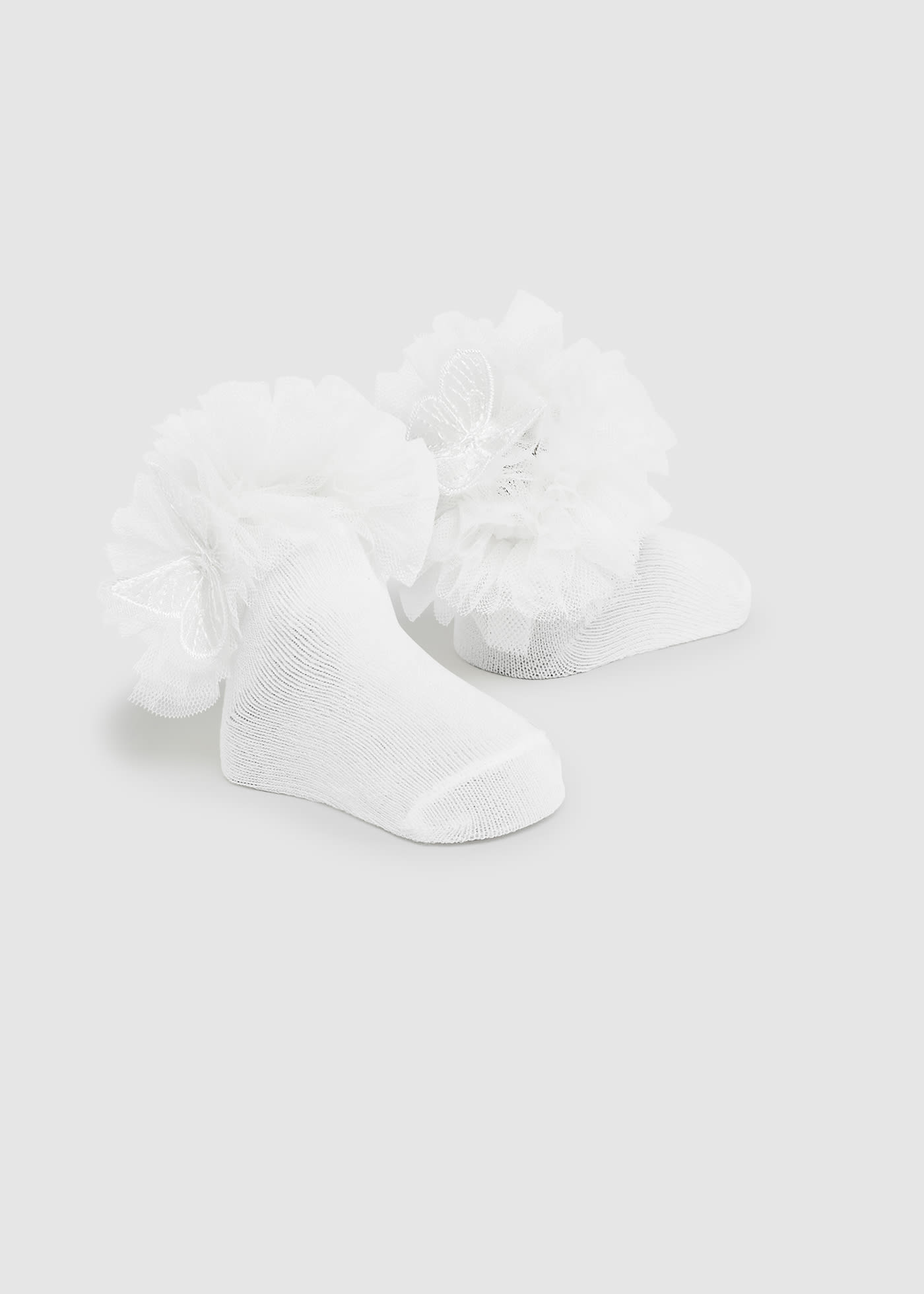 Newborn Bow Socks and Headband Set Organic Cotton