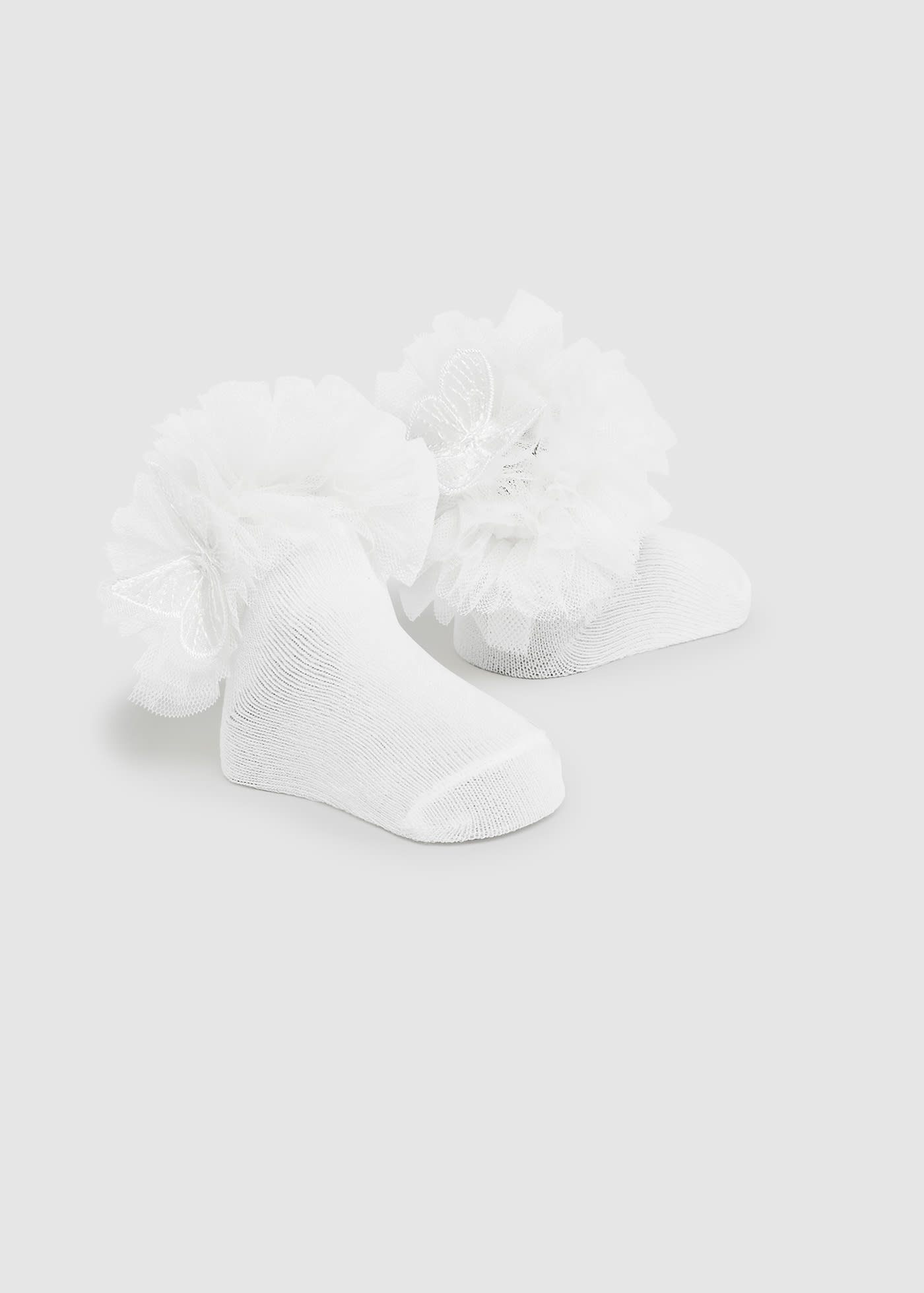 Set Socken und Haarband Schleife Bio Baumwolle Neugeborene