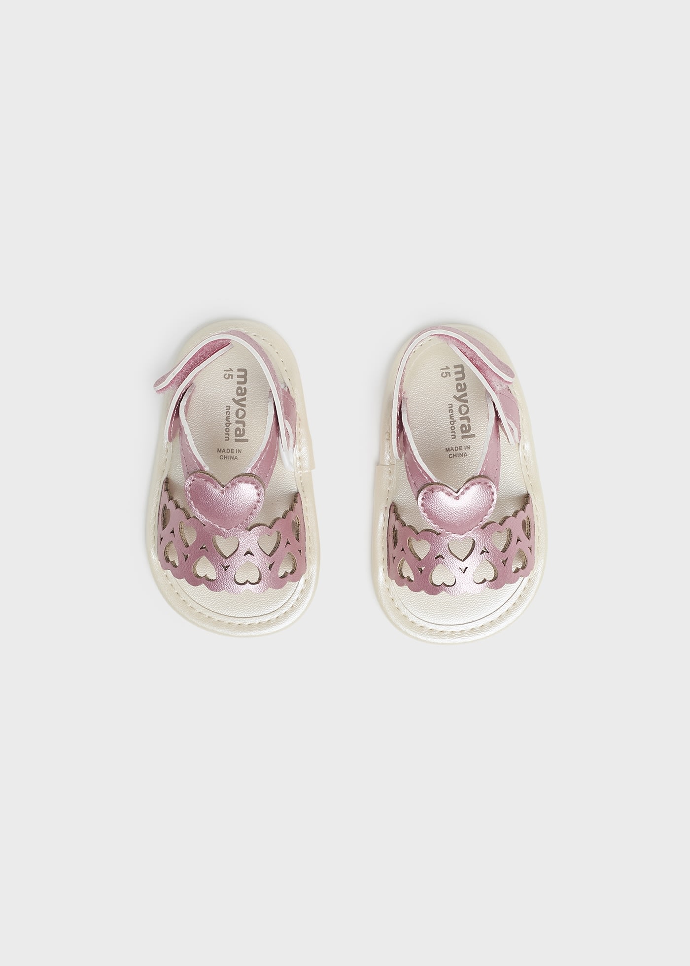 Newborn Heart Sandals