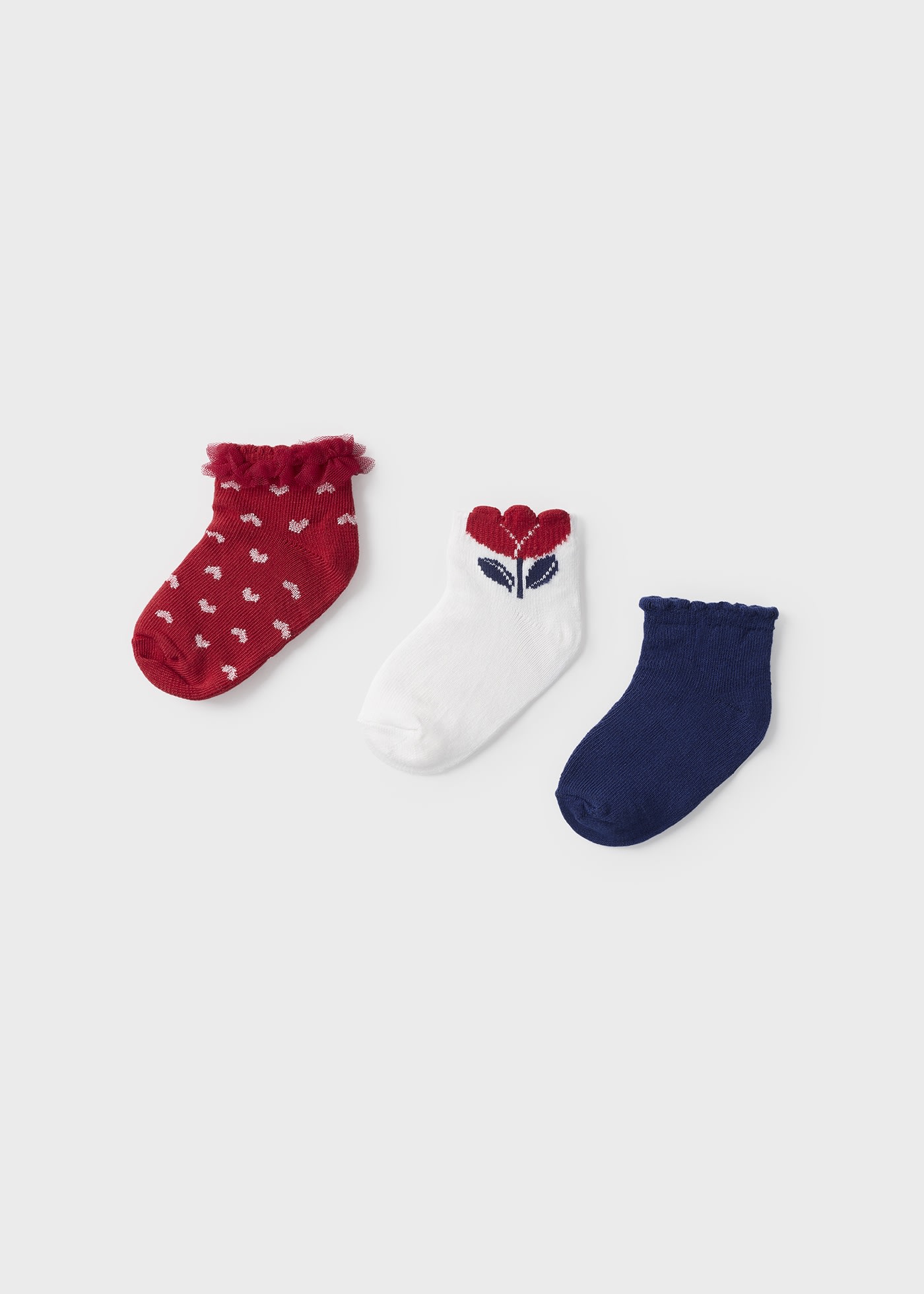 Baby 3-pack socks organic cotton