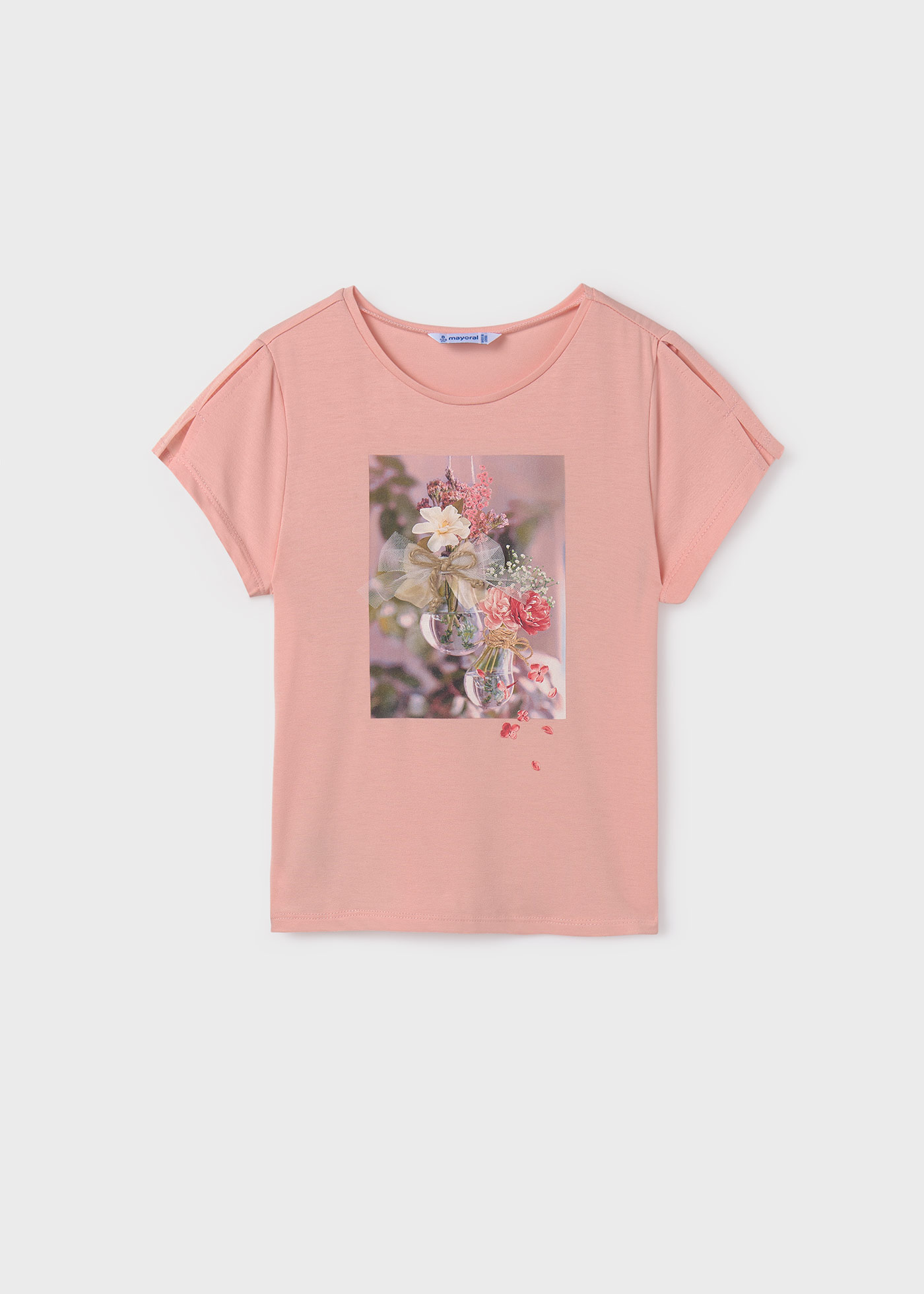 Girl Flower Print T-Shirt