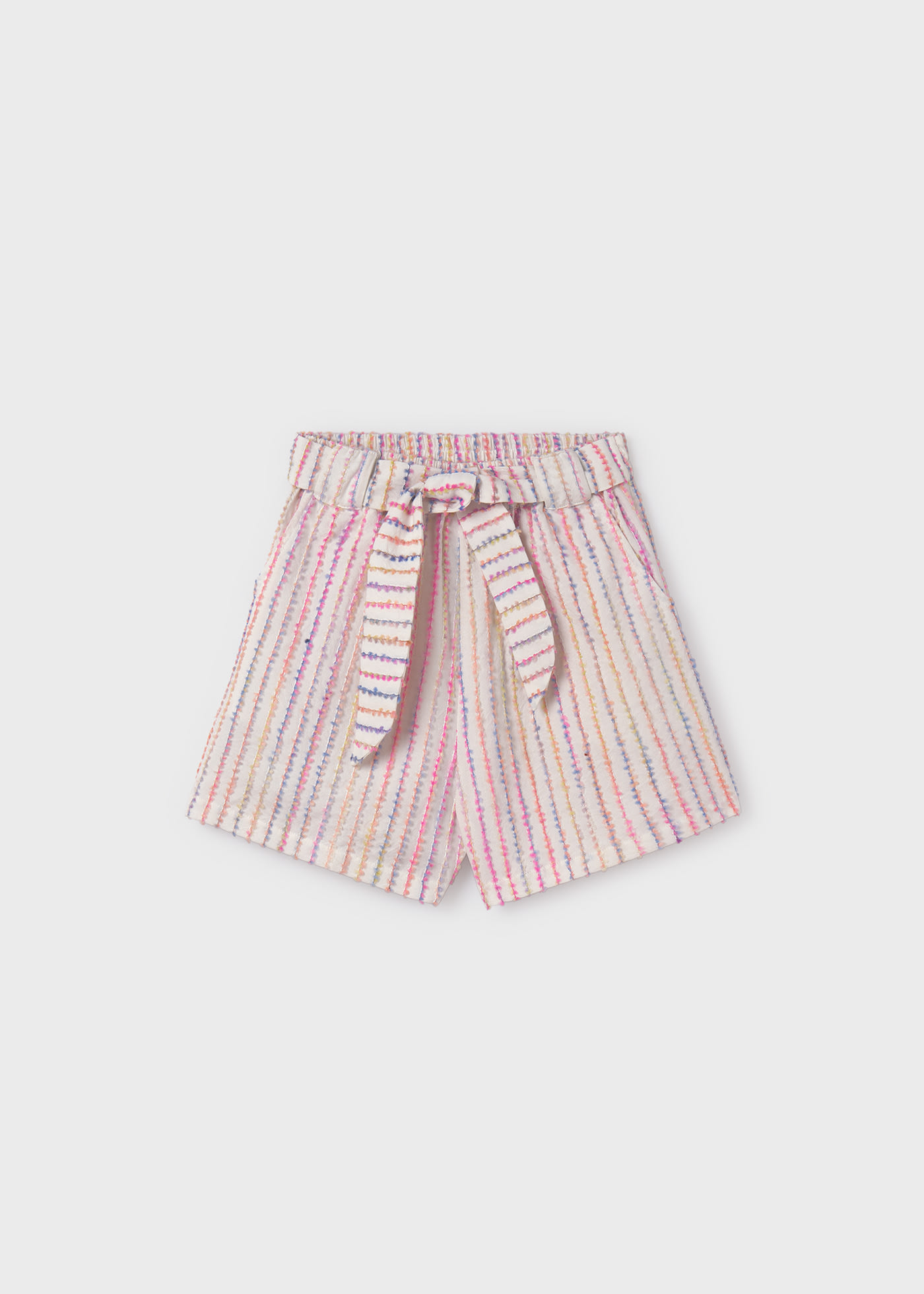Girl Patterned Bermuda Shorts