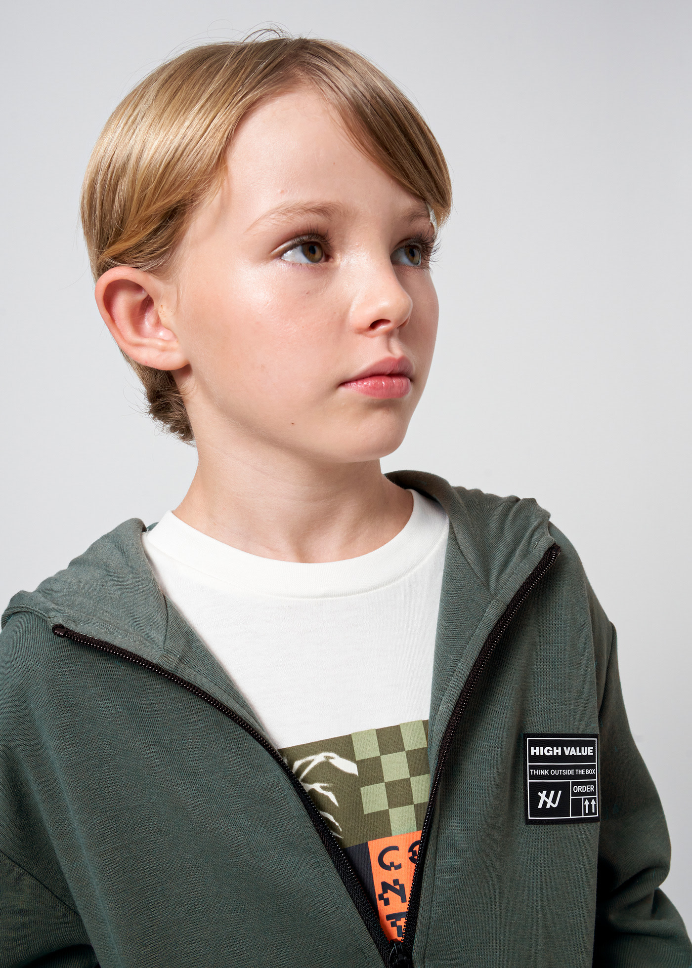 Boys drop shoulder hoodie