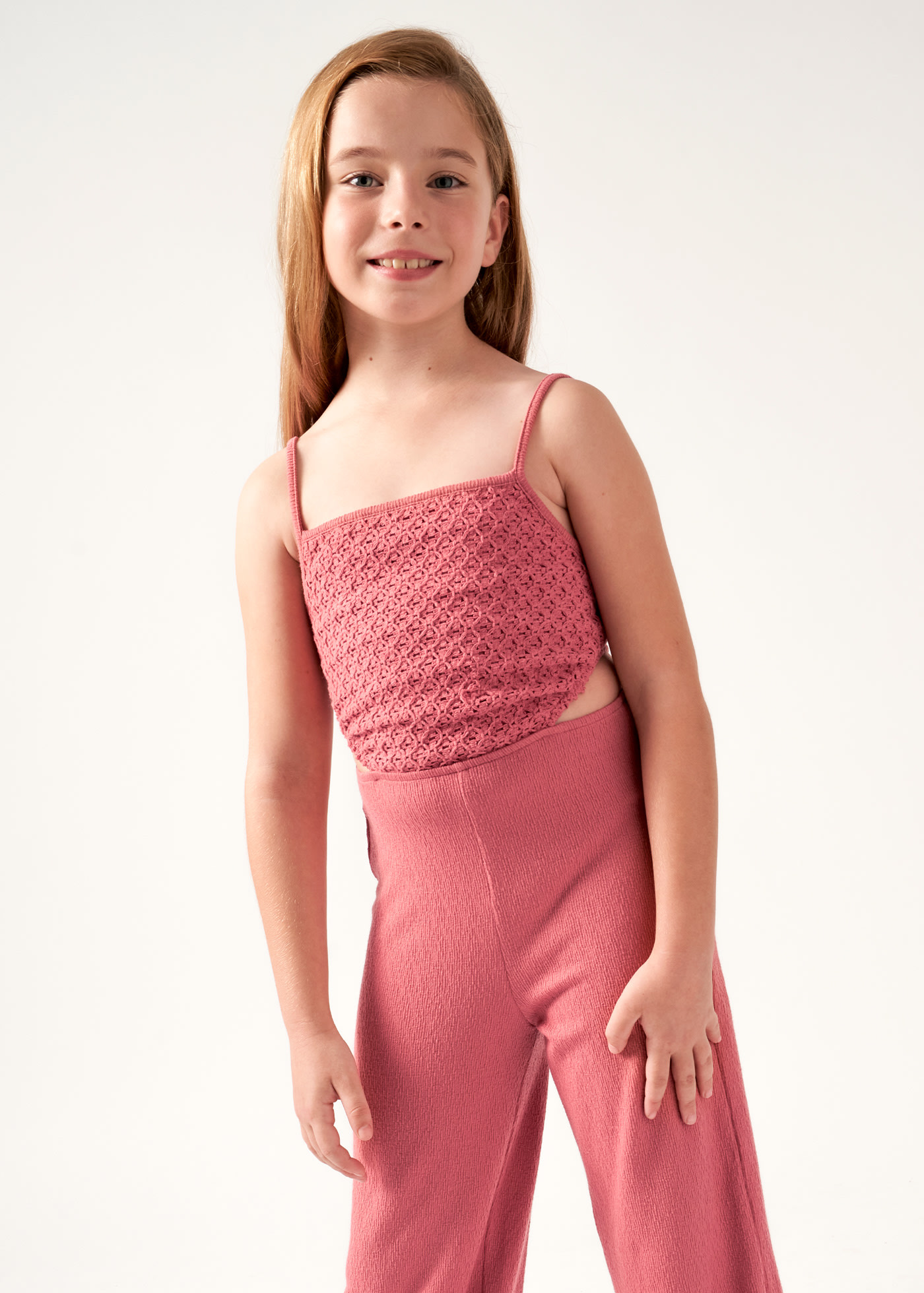 Girls cut out jumpsuit