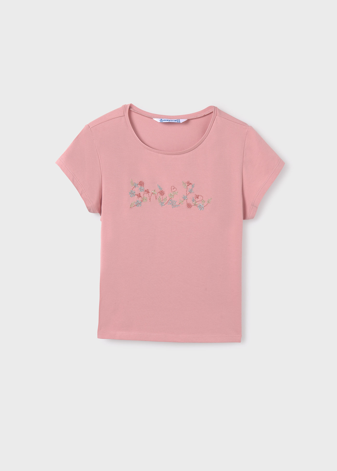 Girls t-shirt embroidery Better Cotton
