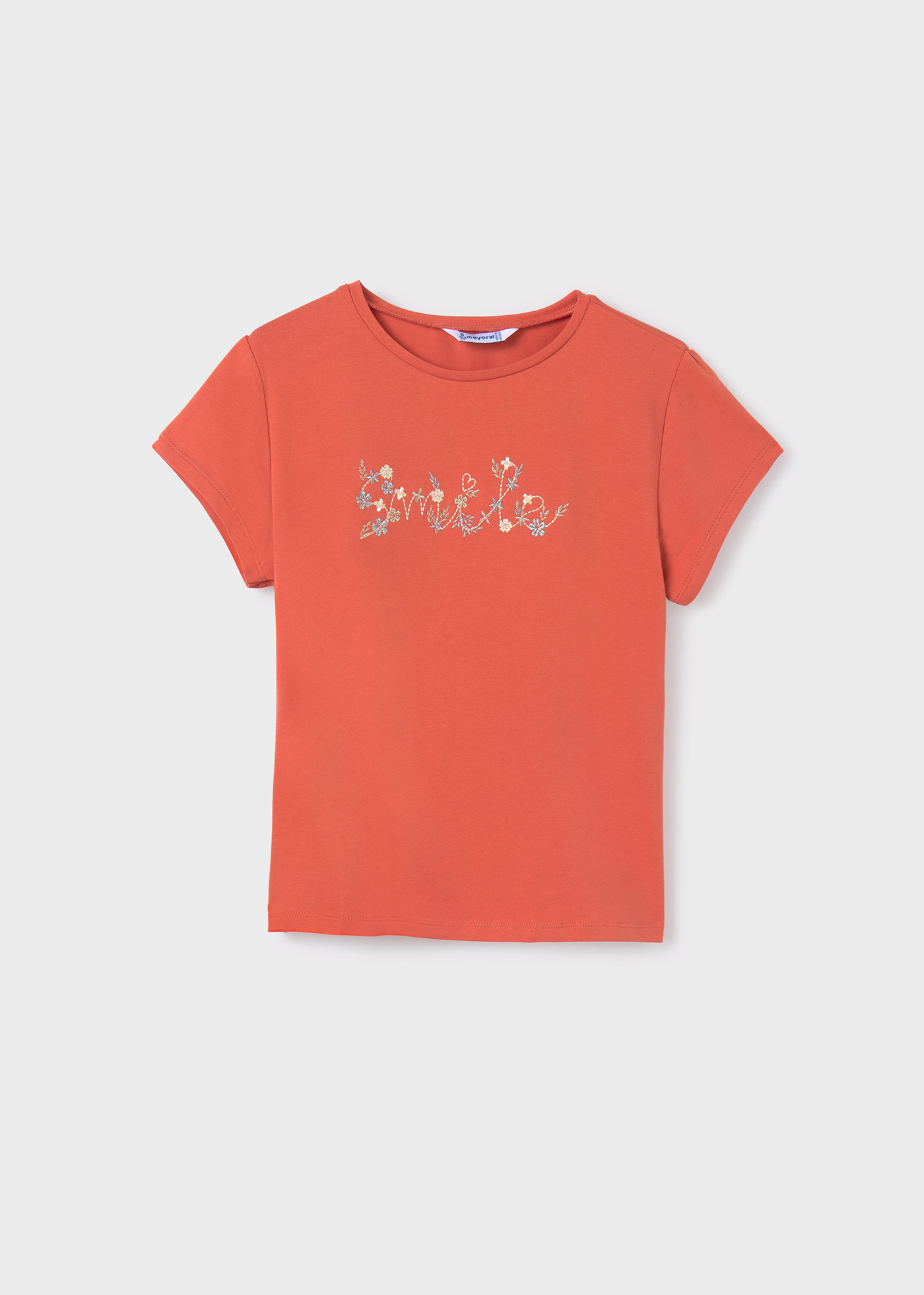 Girls t-shirt embroidery Better Cotton