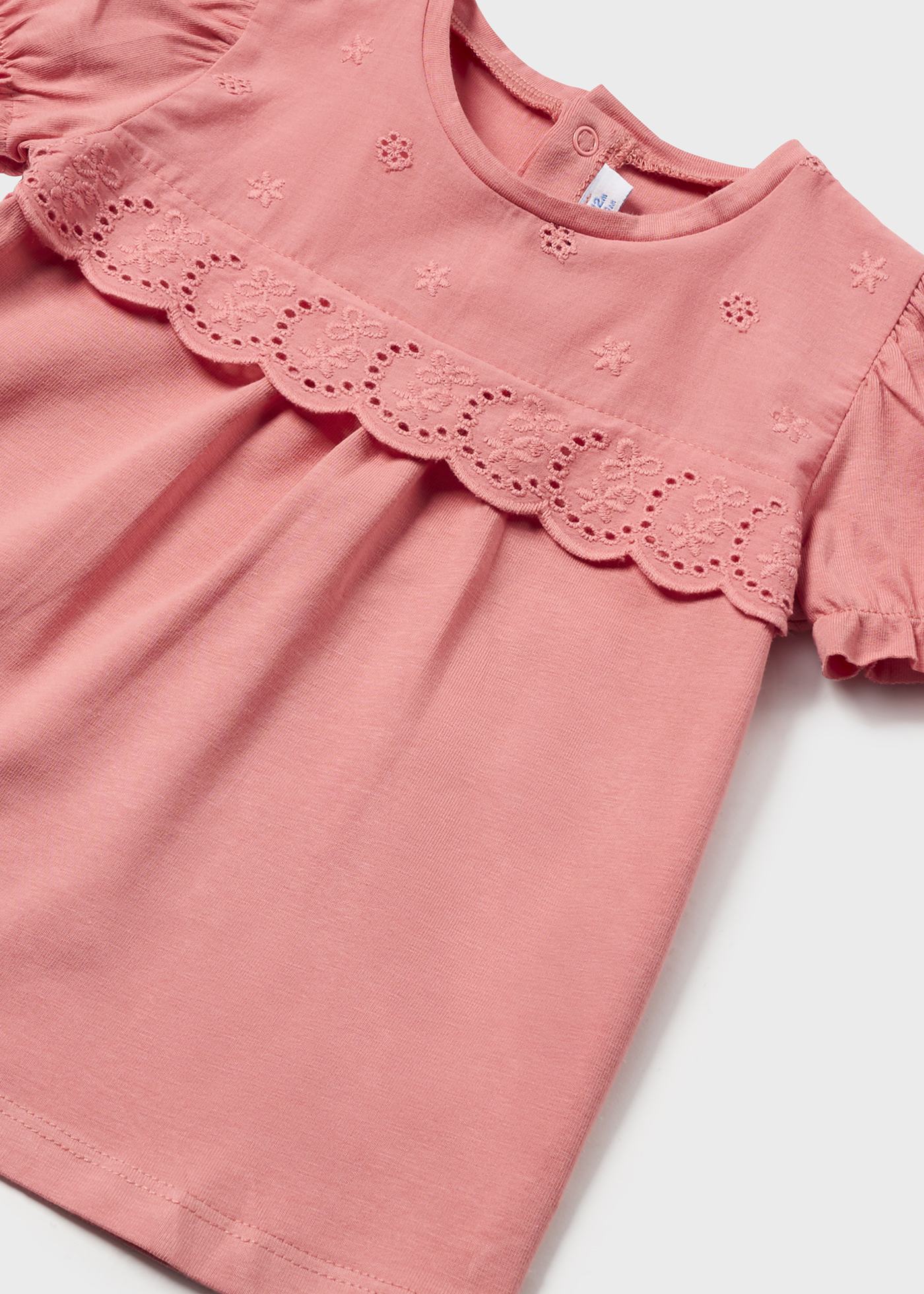 Baby eyelet embroidery t-shirt Better Cotton