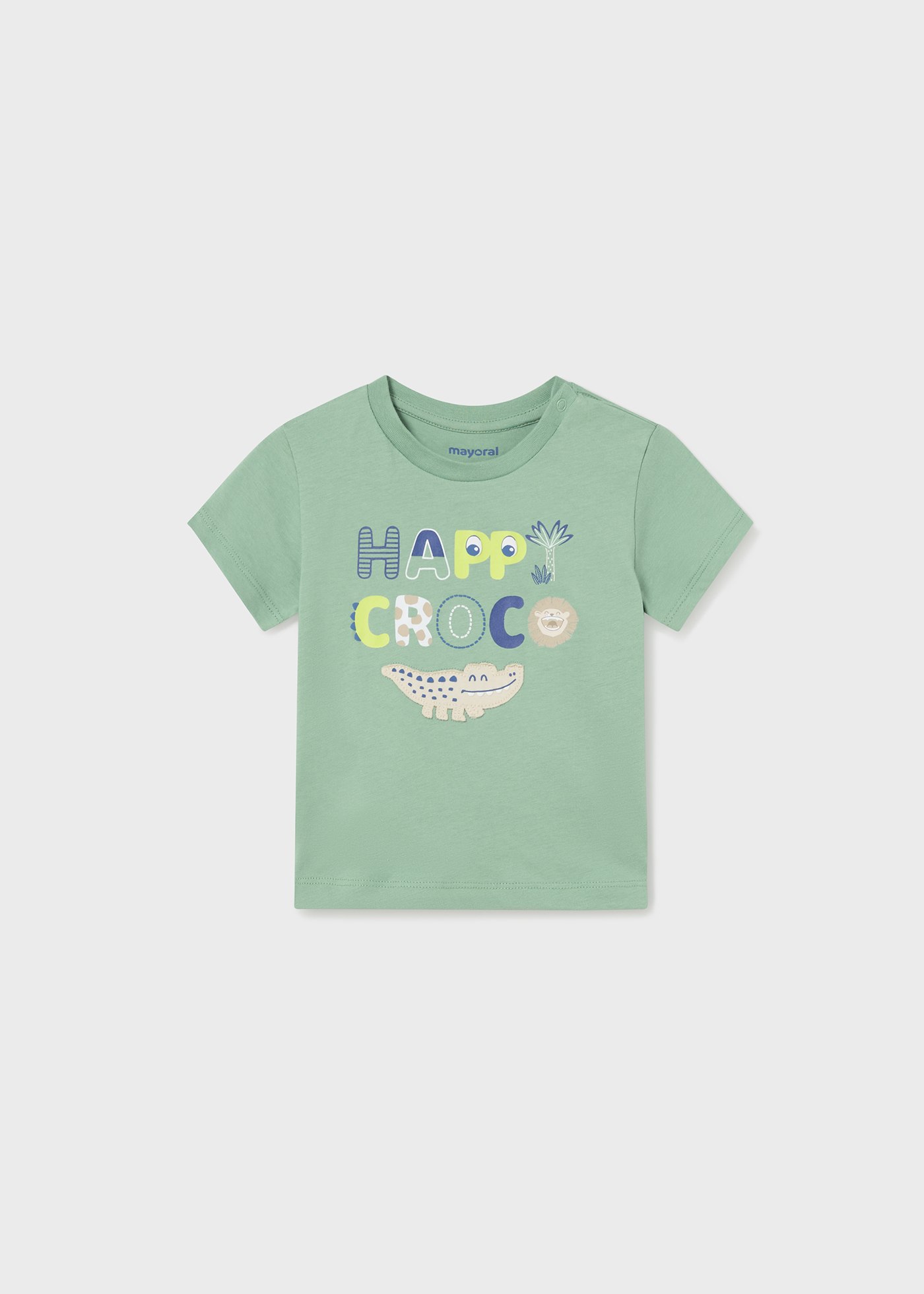 Тениска Better Cotton с крокодил за бебе