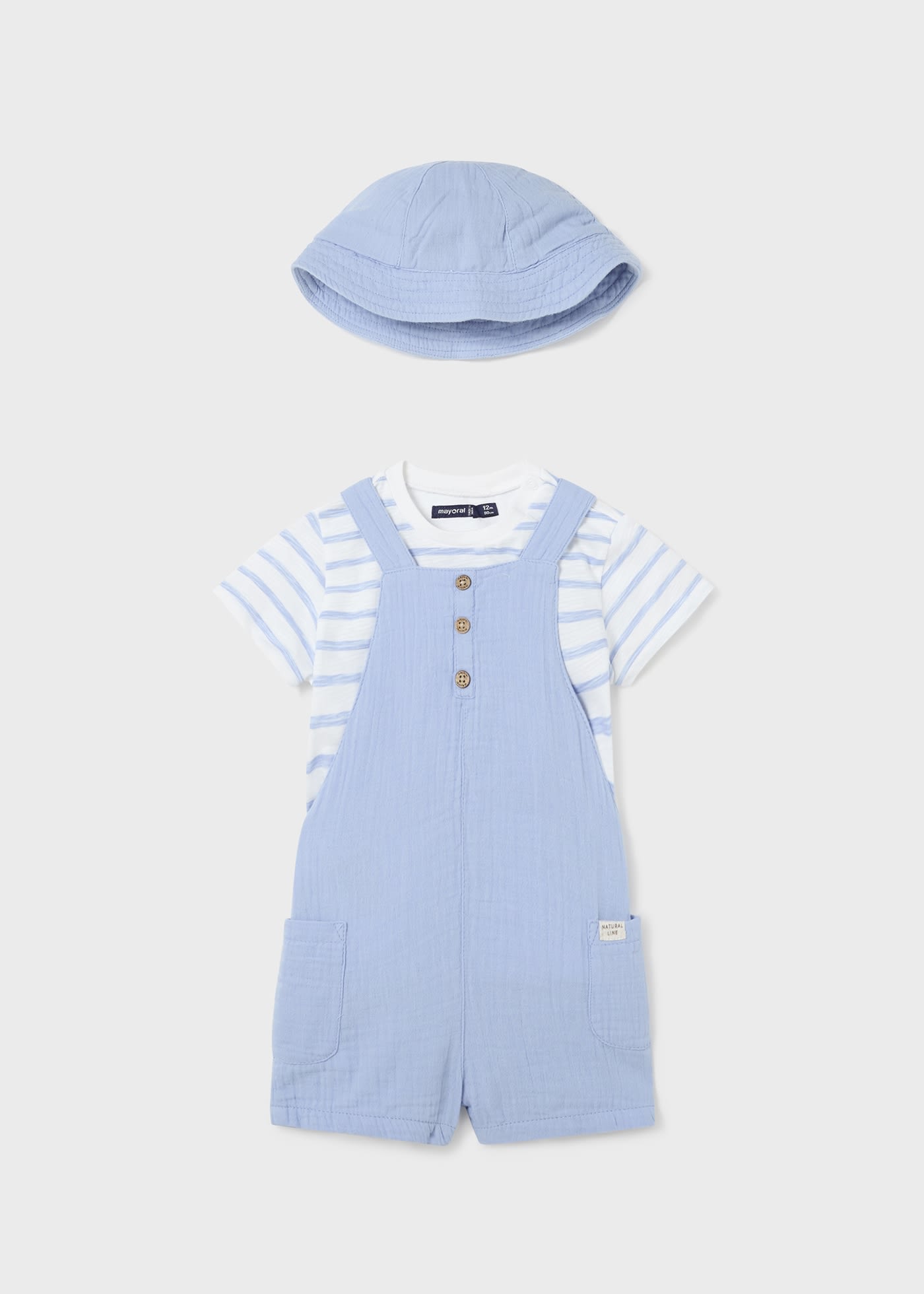 Baby 3-piece striped set Better Cotton