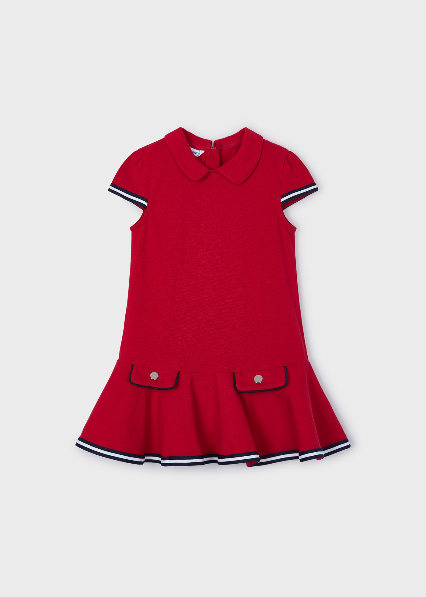 Sukienka Better Cotton z kołnierzykiem polo dla dziewczynki