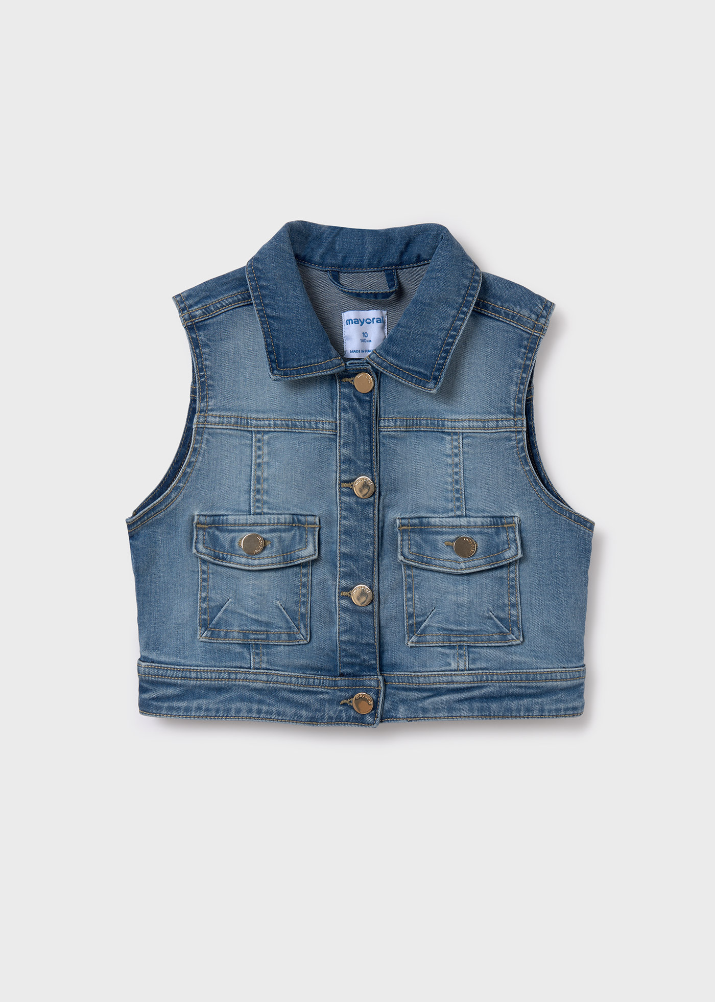 Vesta de blugi Better Cotton fata