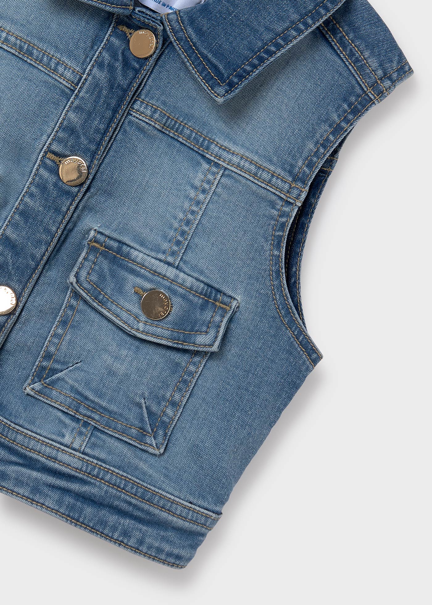 Vesta de blugi Better Cotton fata