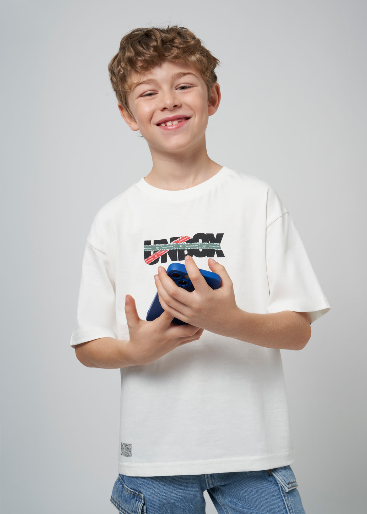 T-Shirt Interaktiv QR Better Cotton Teenager Jungen