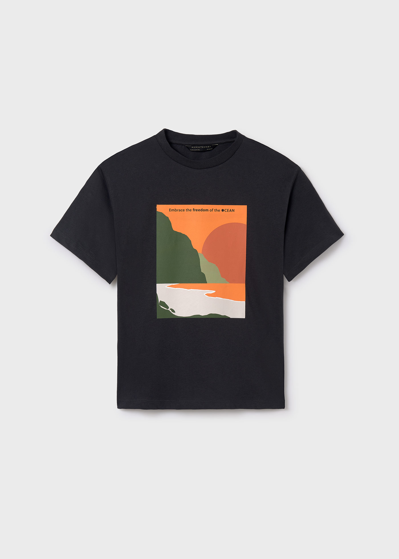 T-shirt oversize paysage Better Cotton garçon