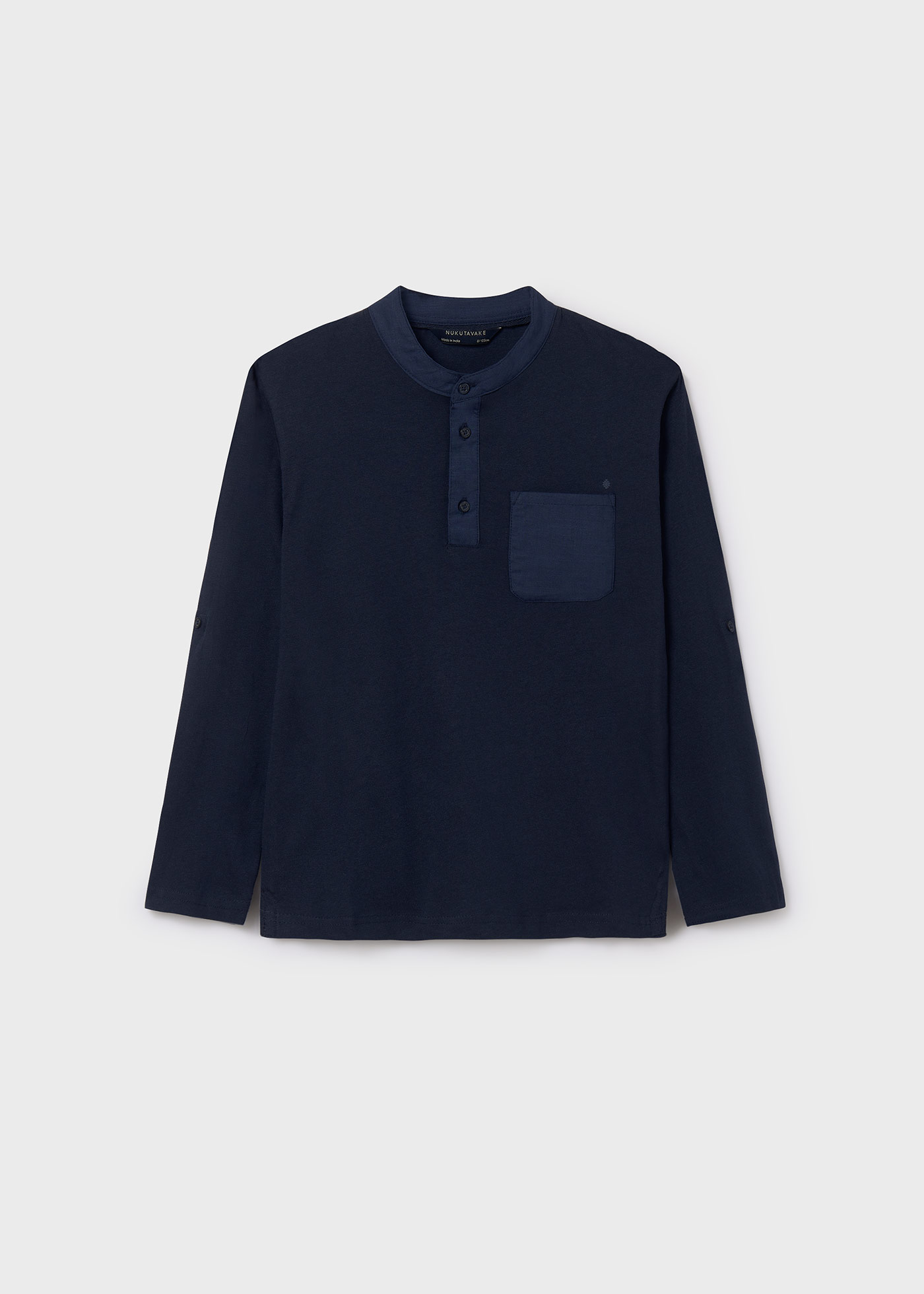 Boys long sleeve henley shirt Better Cotton