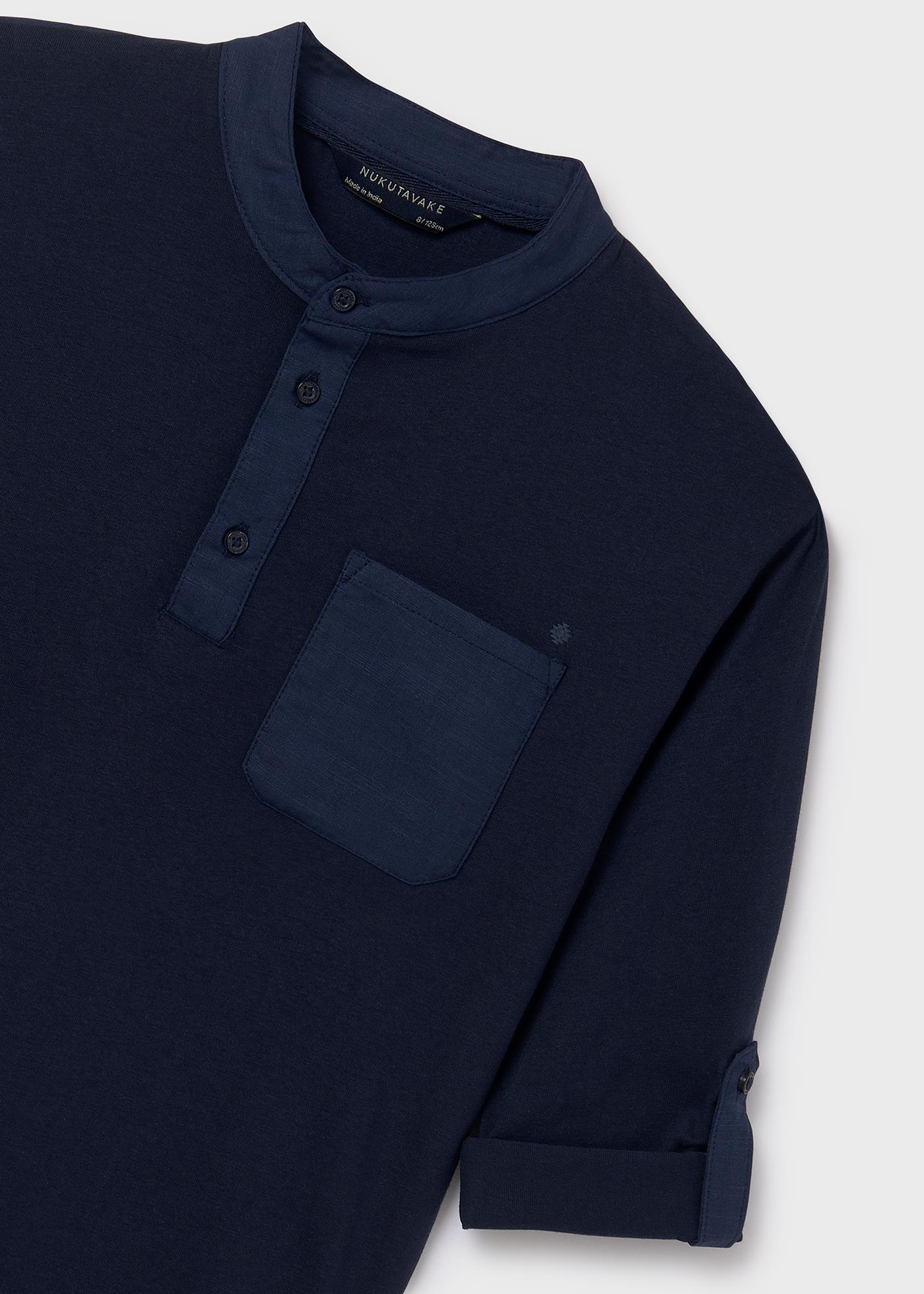 Boys long sleeve henley shirt Better Cotton