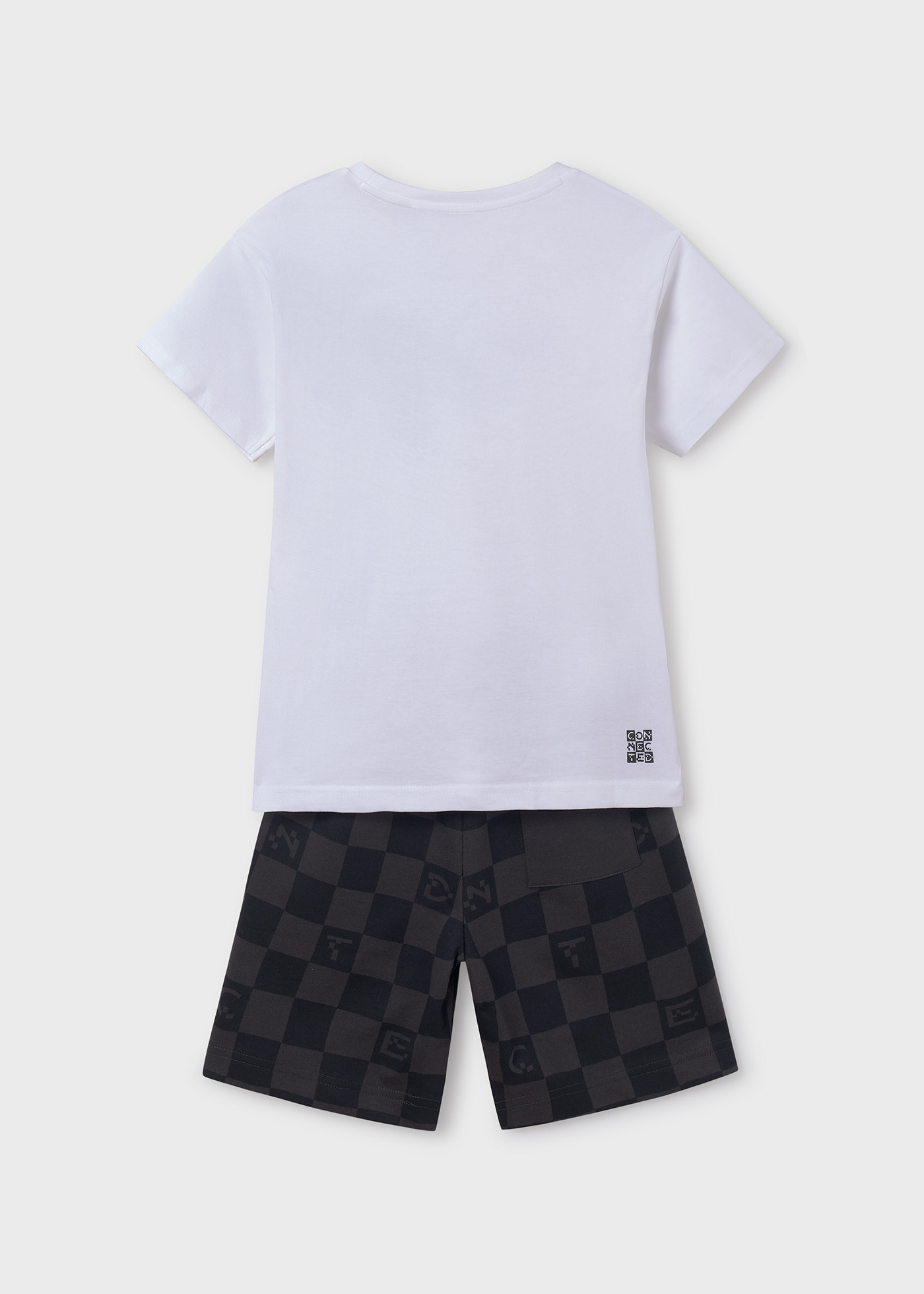 Boys 2-piece set checkered shorts Better Cotton