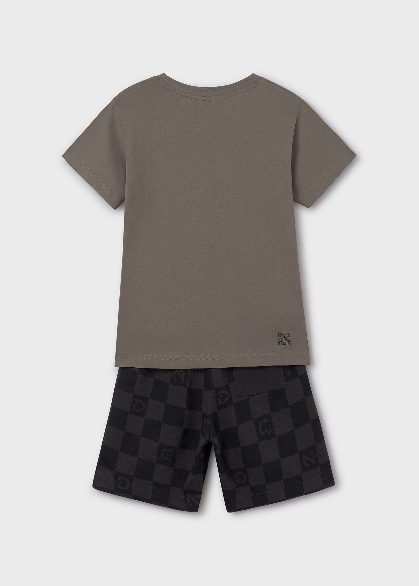 Boys 2-piece set checkered shorts Better Cotton