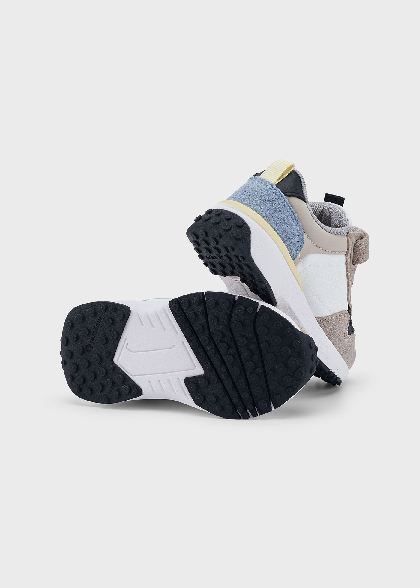 Pantofi sport colorati piele despicata bebe