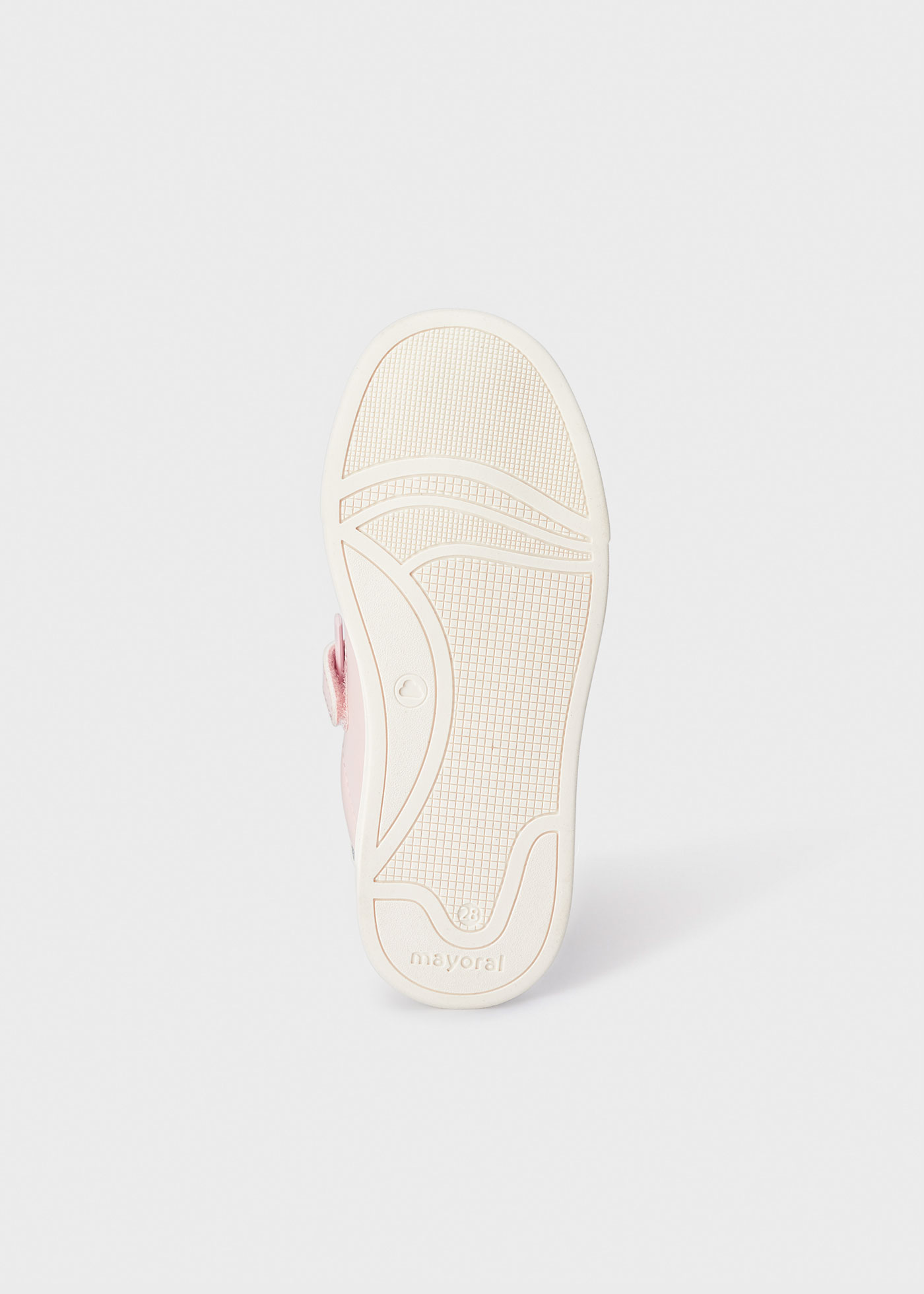 Scarpe sportive cuore pelle sostenibile bambina