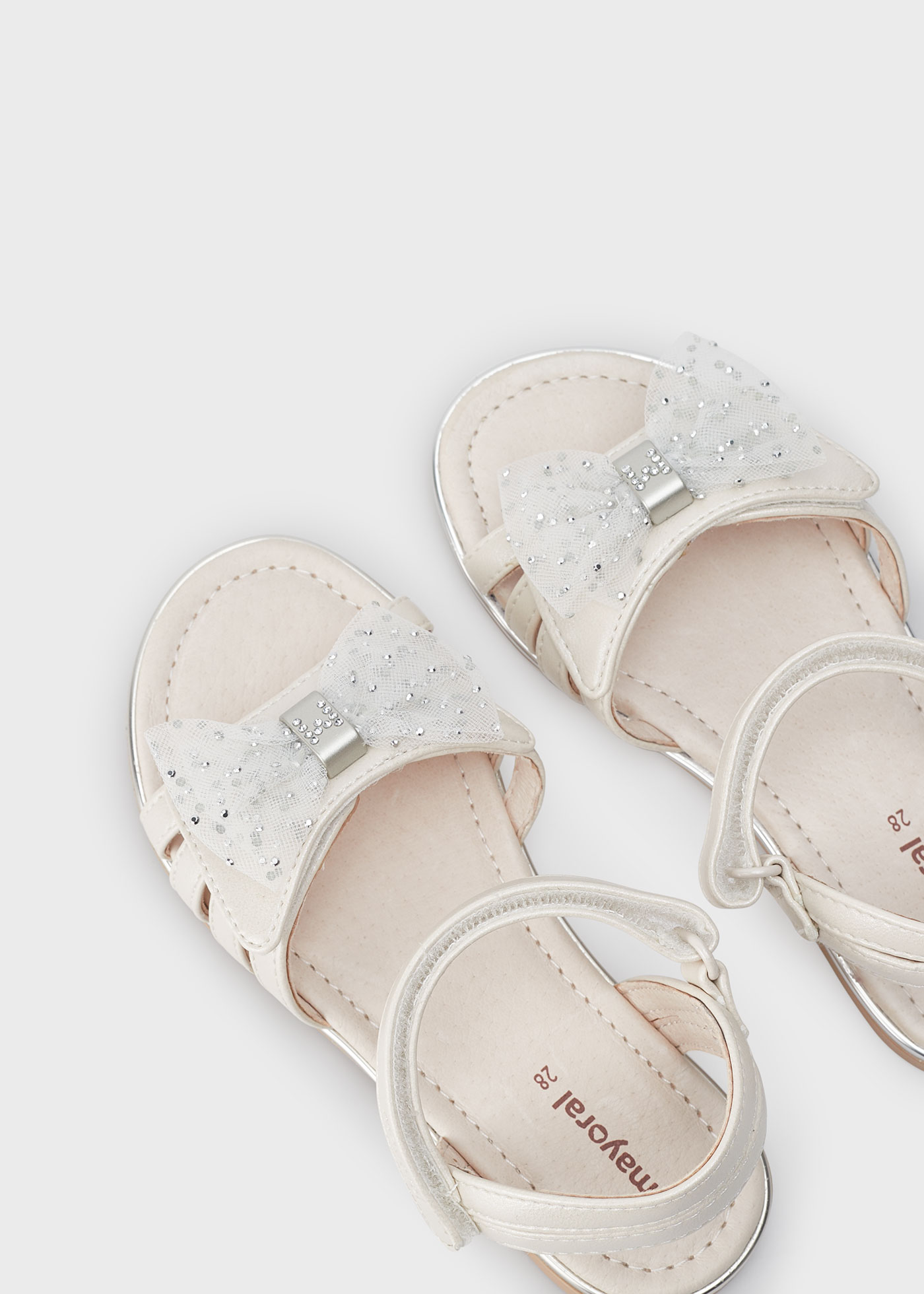 Girls sandals sustainable leather