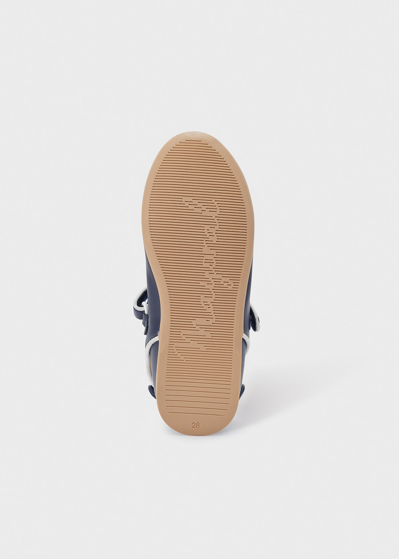 Girls bow mary jane sustainable leather