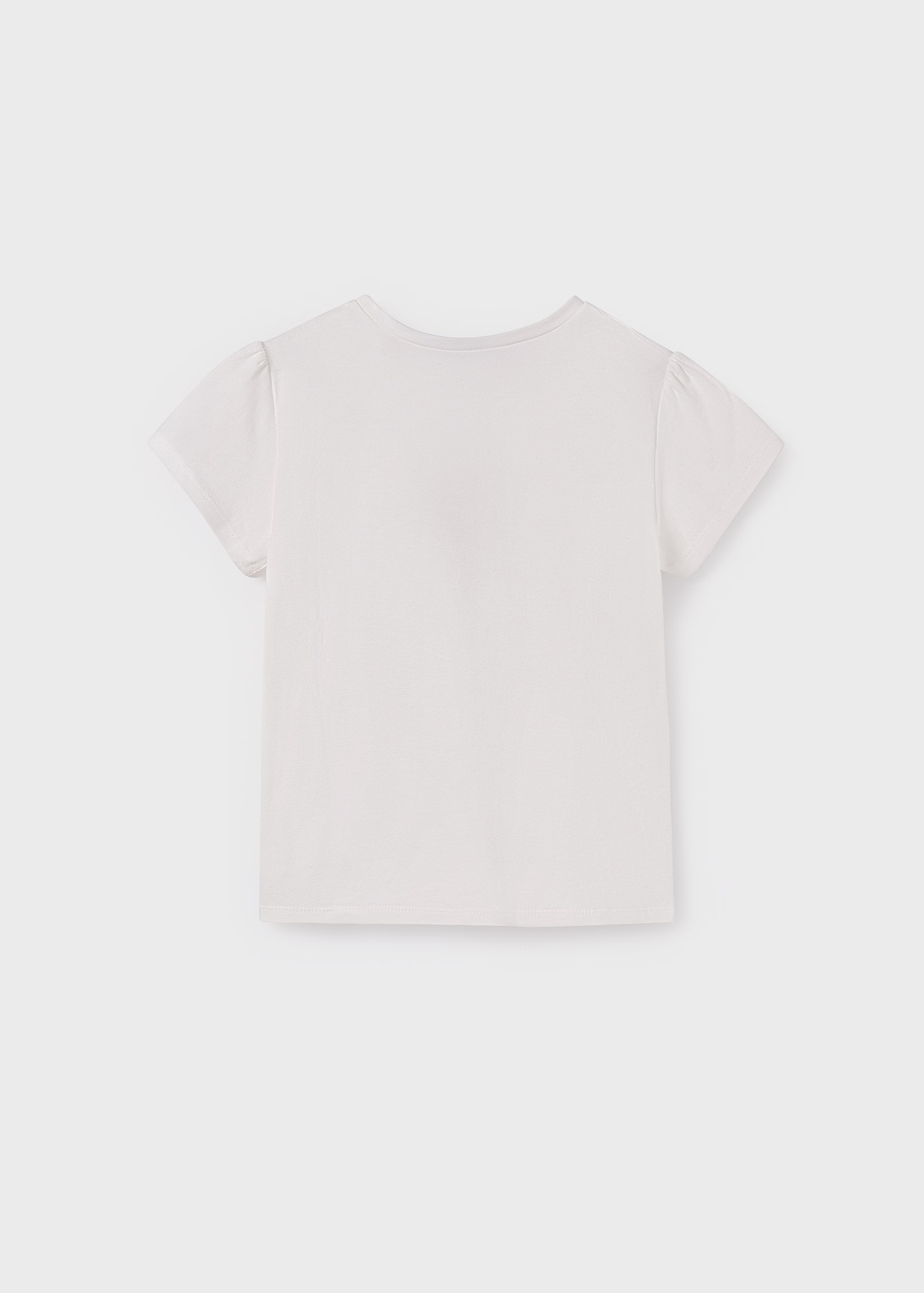 Girl Embroidered Flower T-shirt
