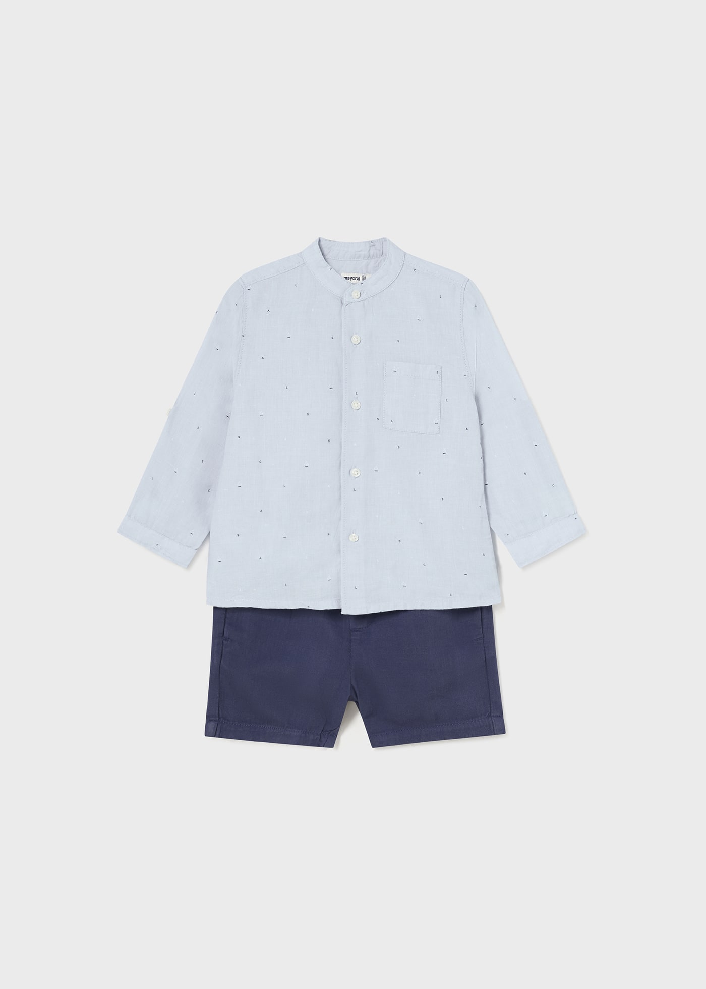 Ensemble 2 pièces chemise et bermuda bébé