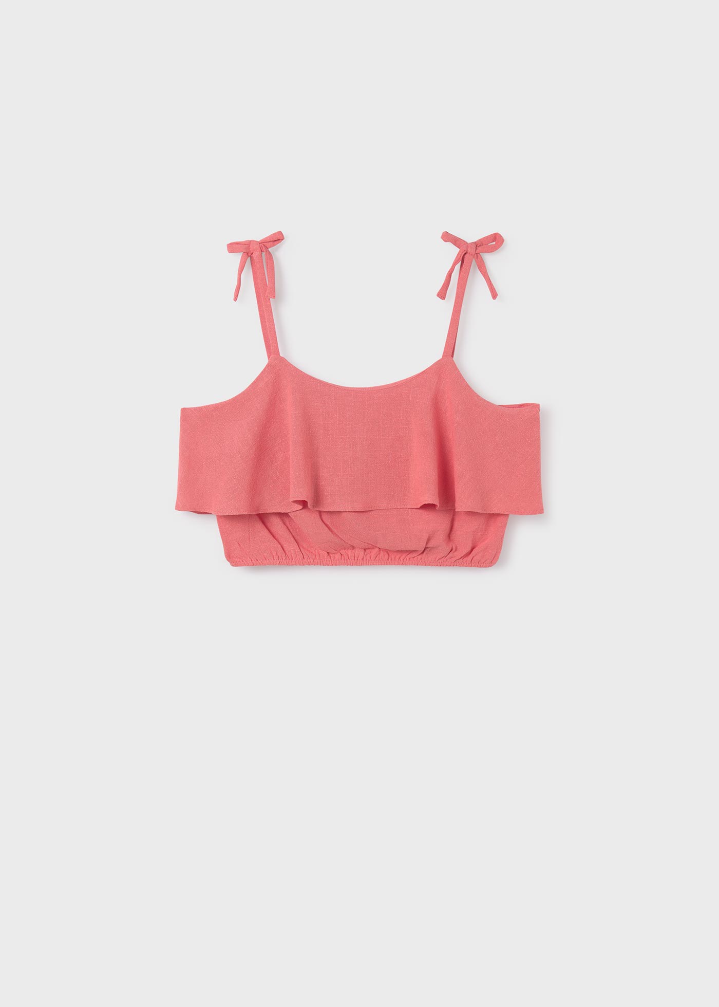 Girl Tie Strap Crop Top Better Cotton