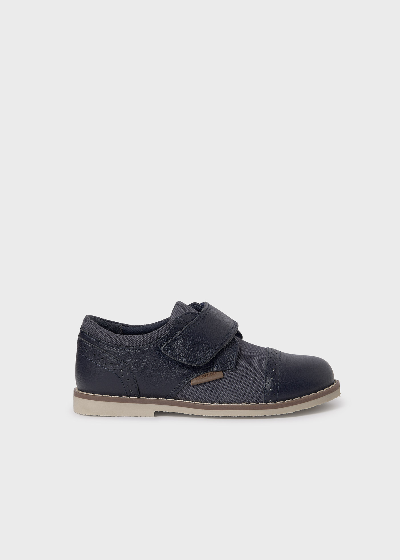 Boy Oxford Combined Shoe Leather
