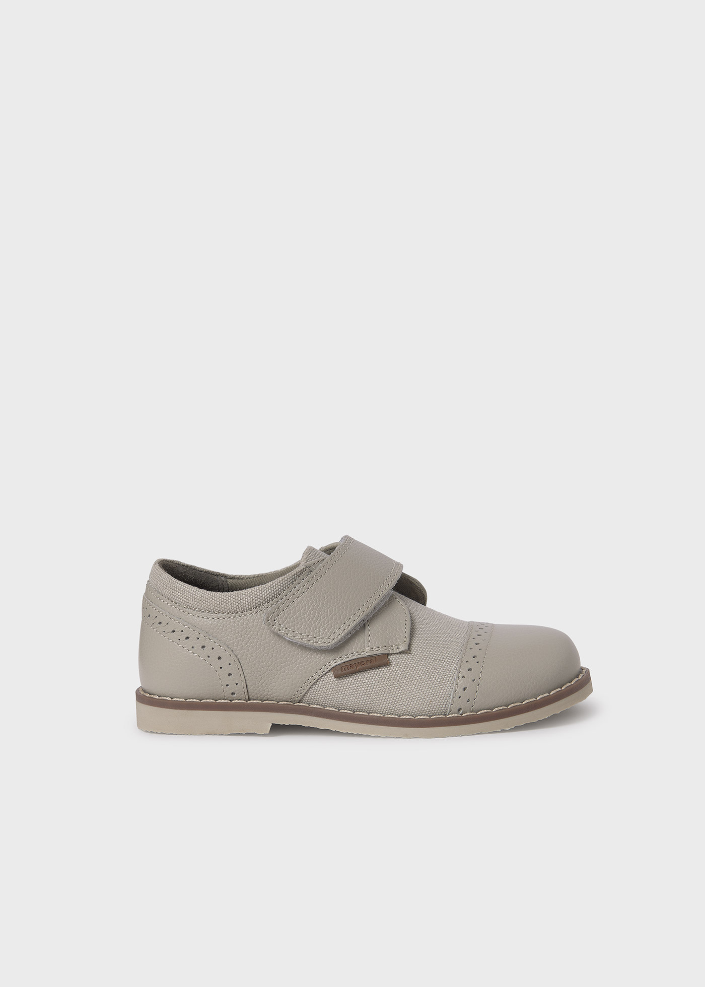 Pantofi oxford combinati piele baiat