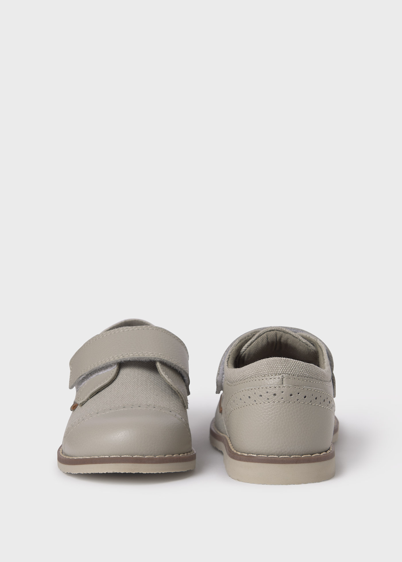 Pantofi oxford combinati piele baiat