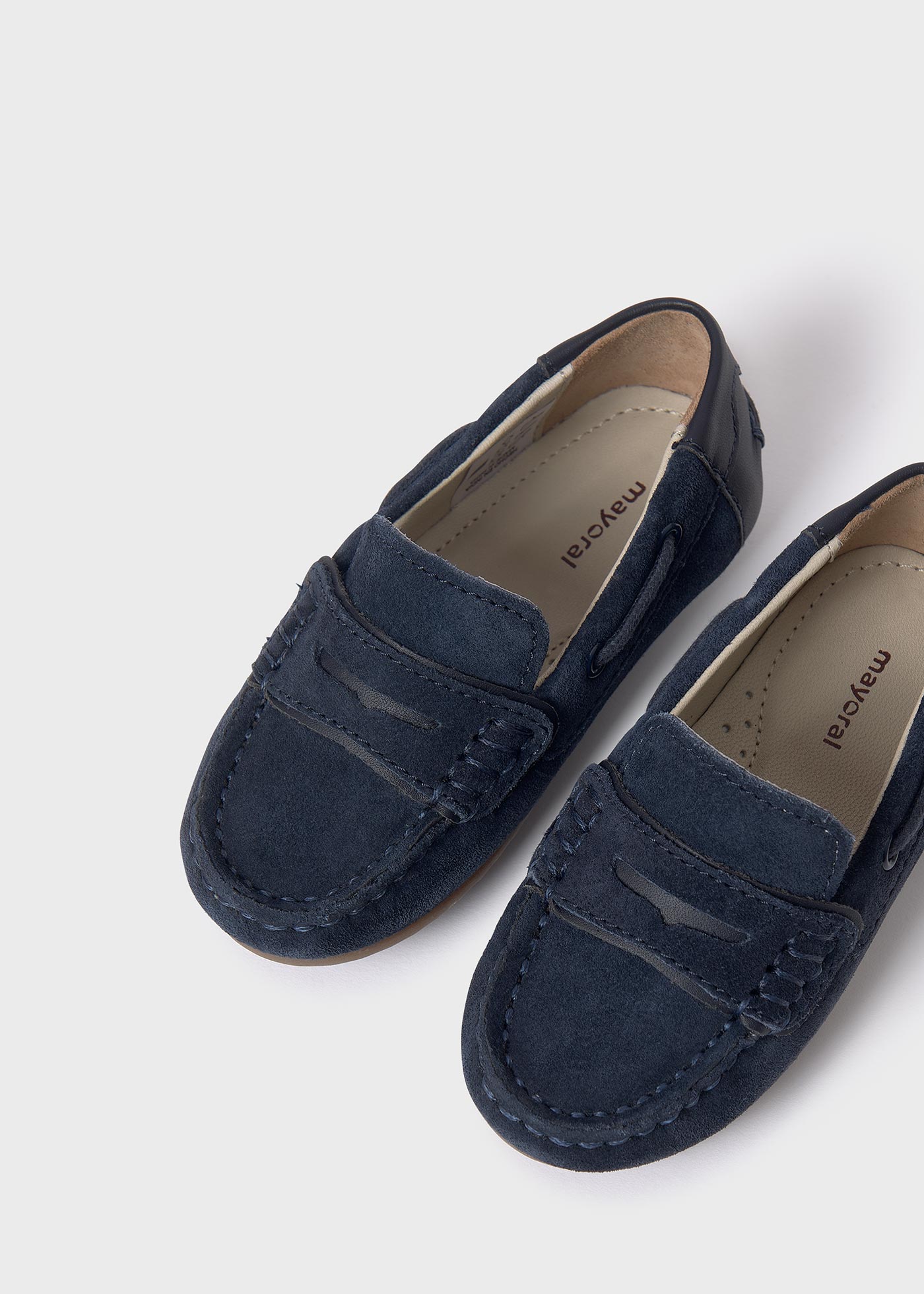 Boys leather moccasins