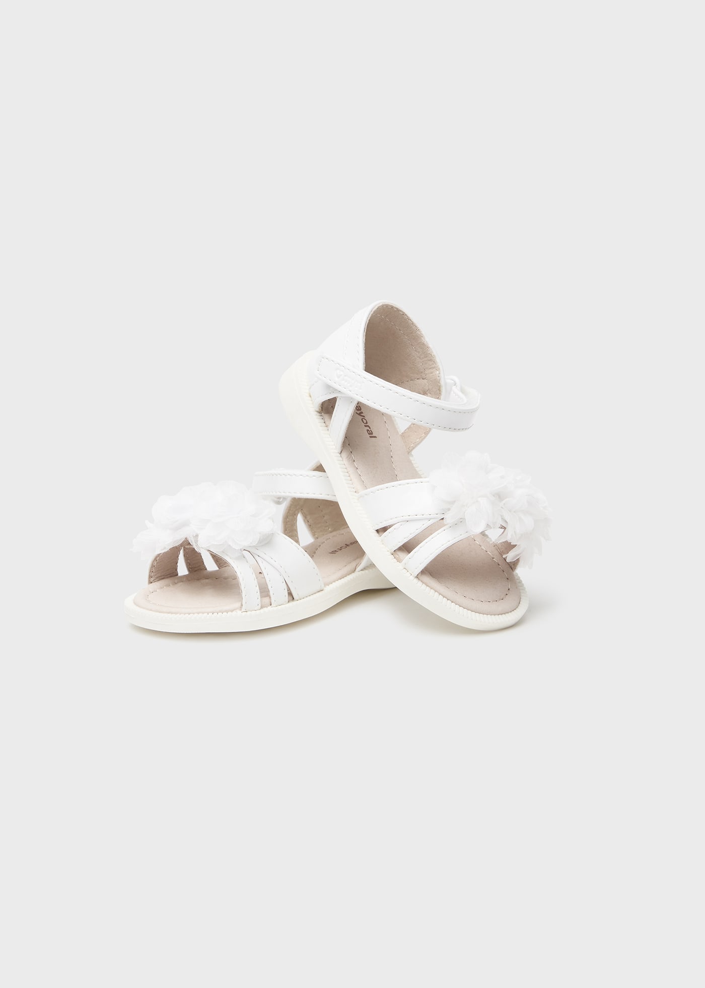 Baby patent leather sandals