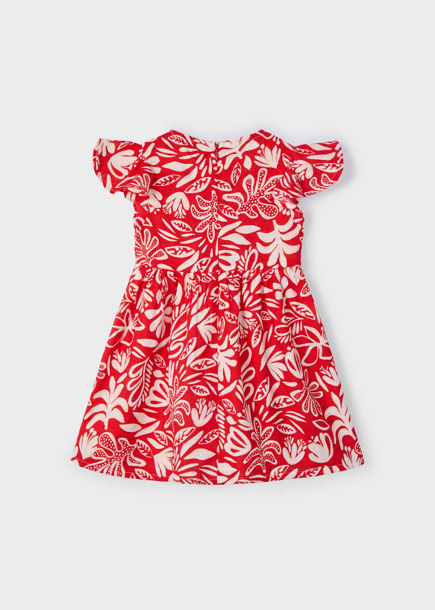 Robe imprimée tropicale fille