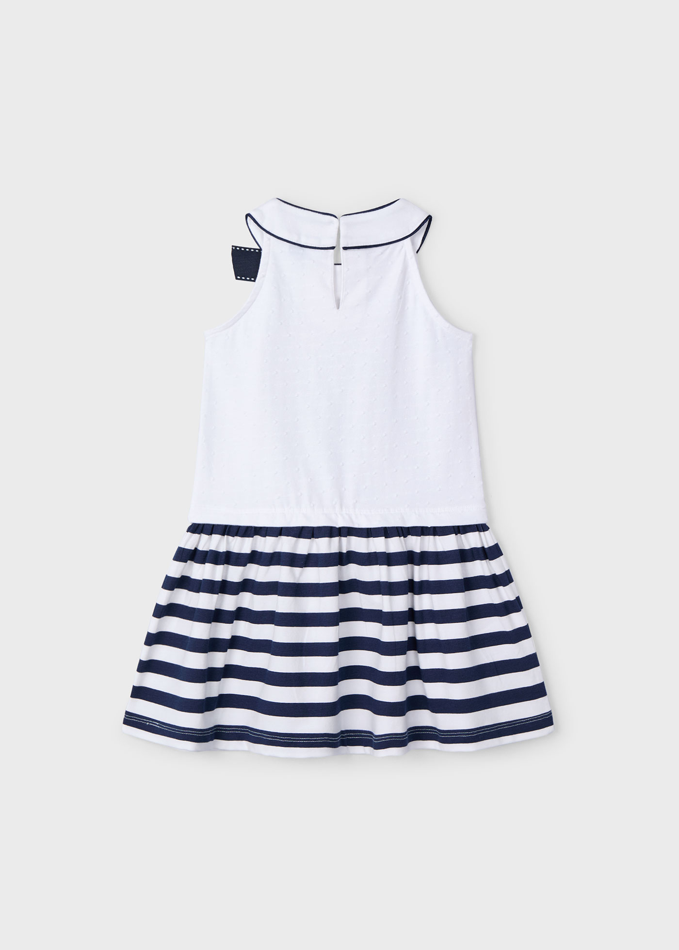 Girl Striped Combined Dress