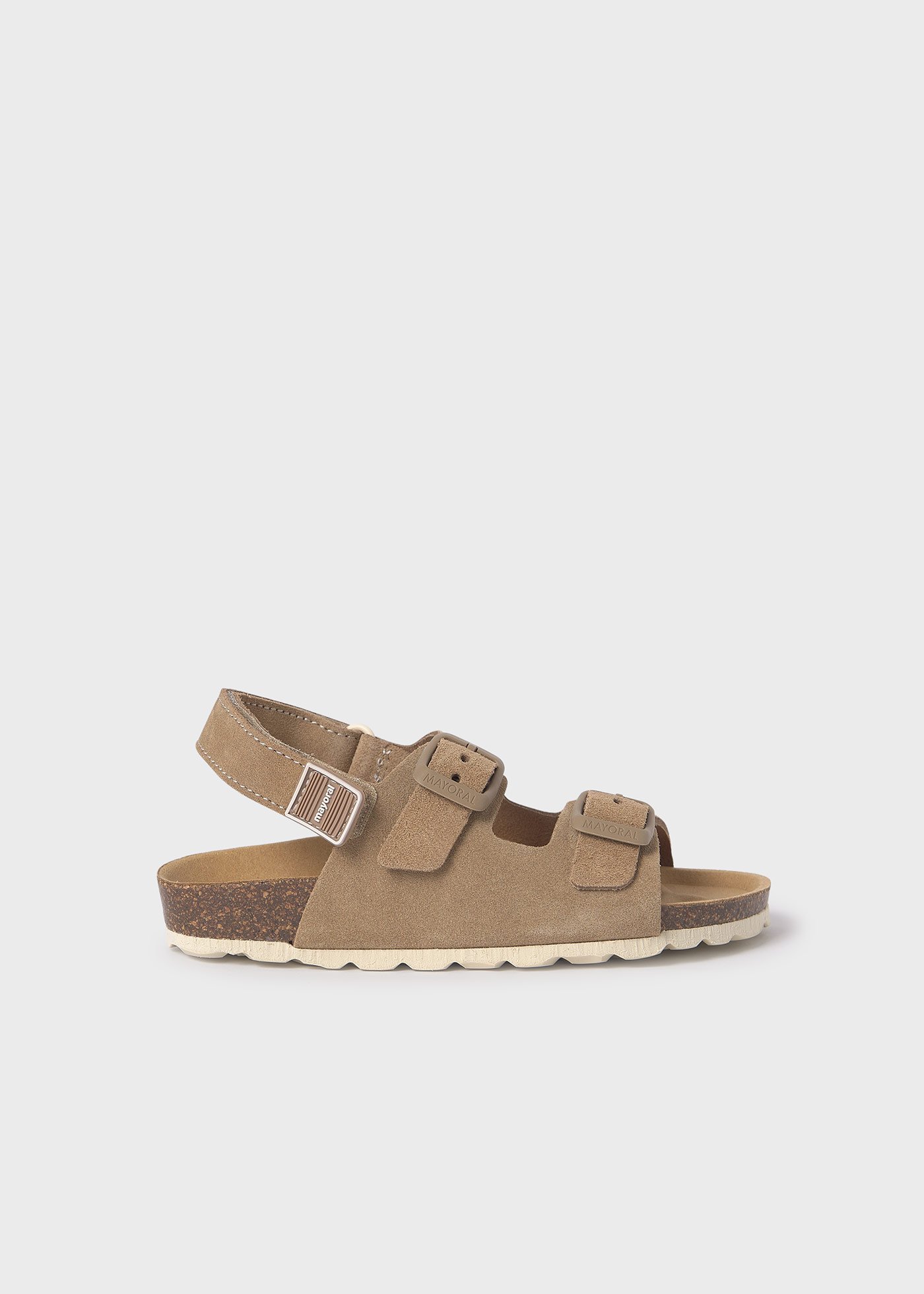 Leather buckle sandals