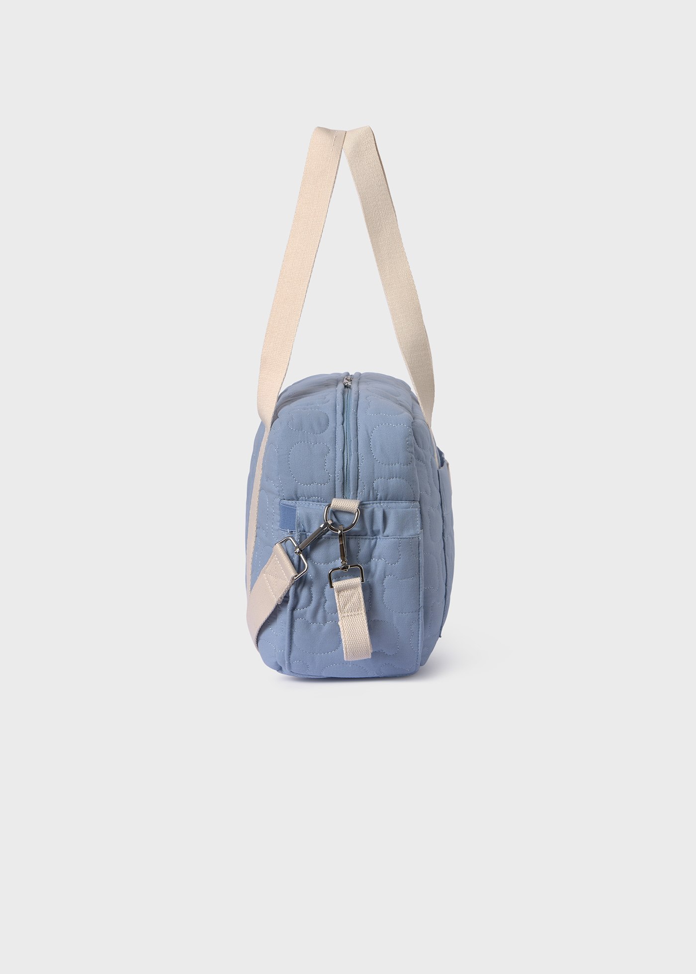 Borsa maternità trapuntata con accessori neonato