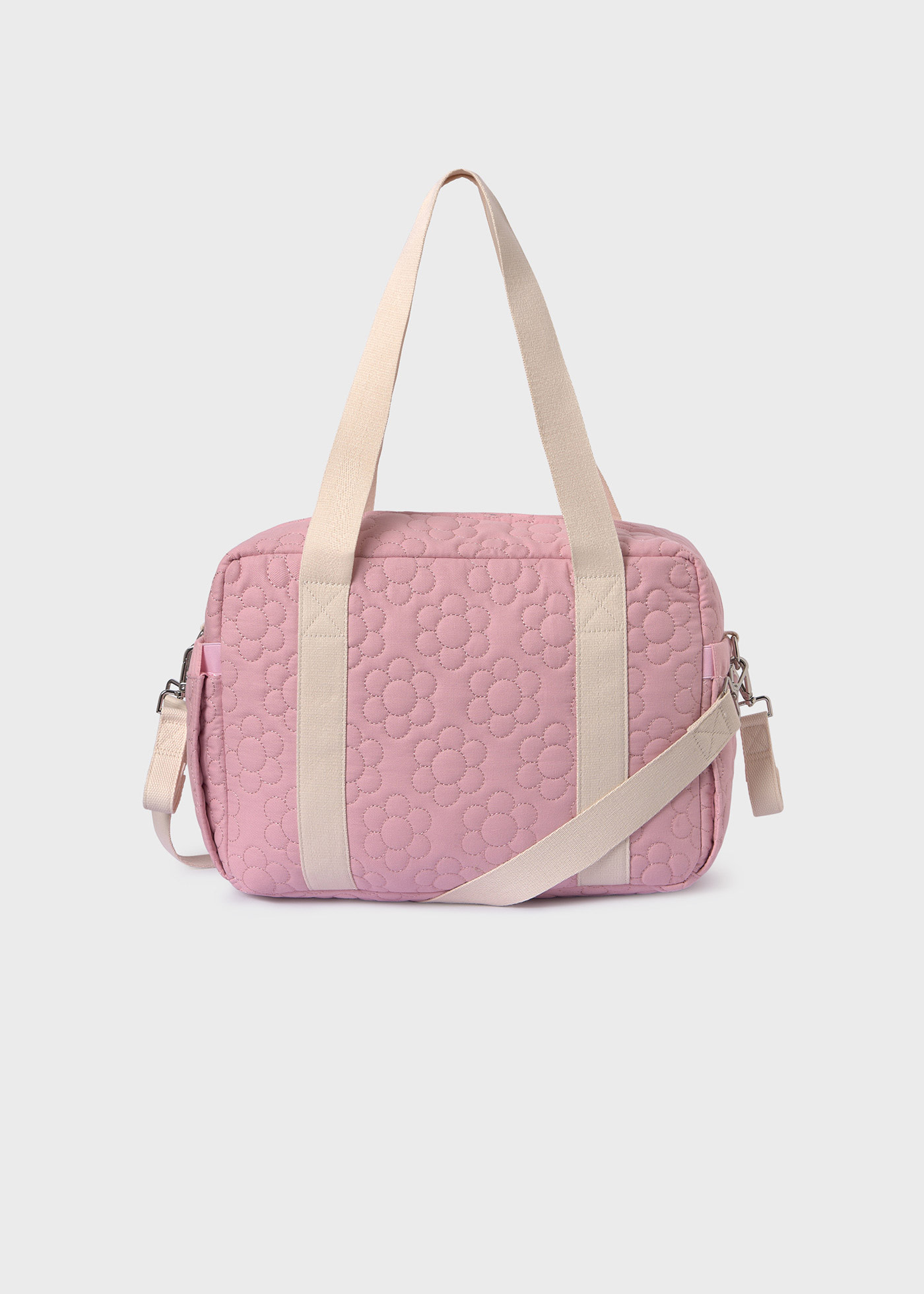 Sac de maternité matelassé avec accessoires bébé