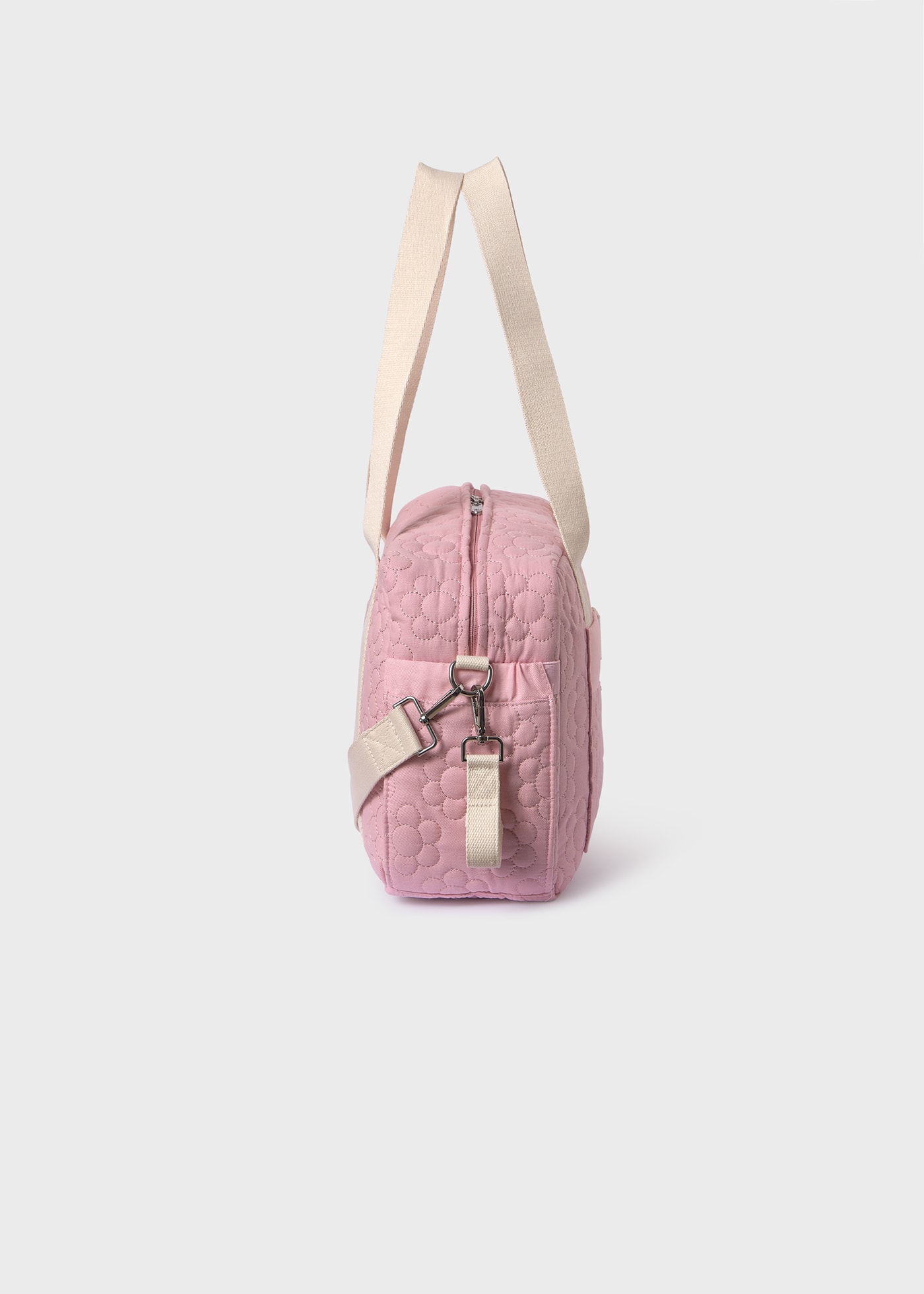 Bolso maternidad acolchado con accesorios bebé