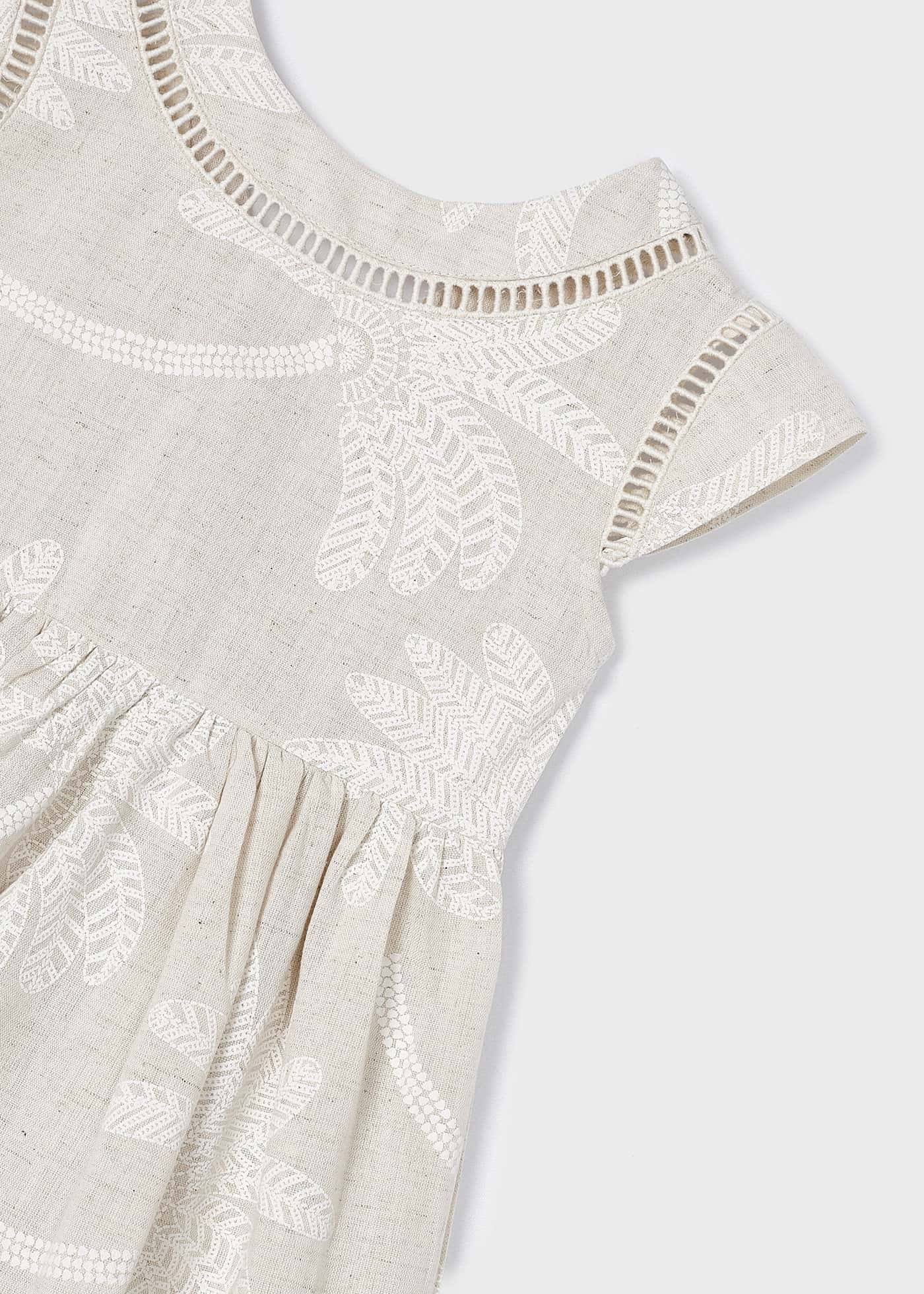 PALMO FLR PATTERN/GRN DRESS main image 1