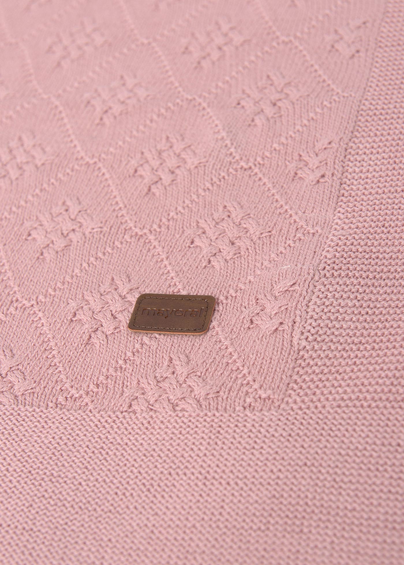 Couverture en maille bébé