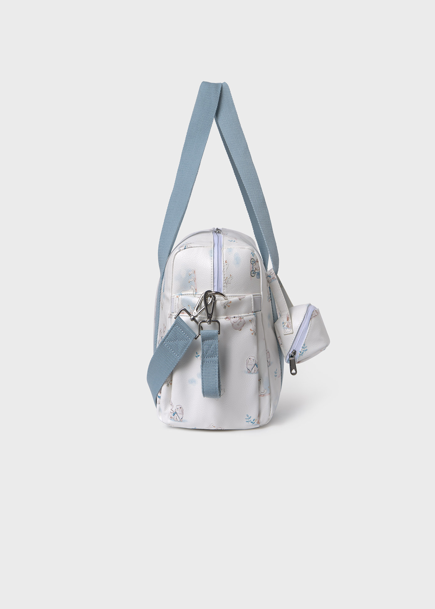 Borsa con accessori stampata neonato