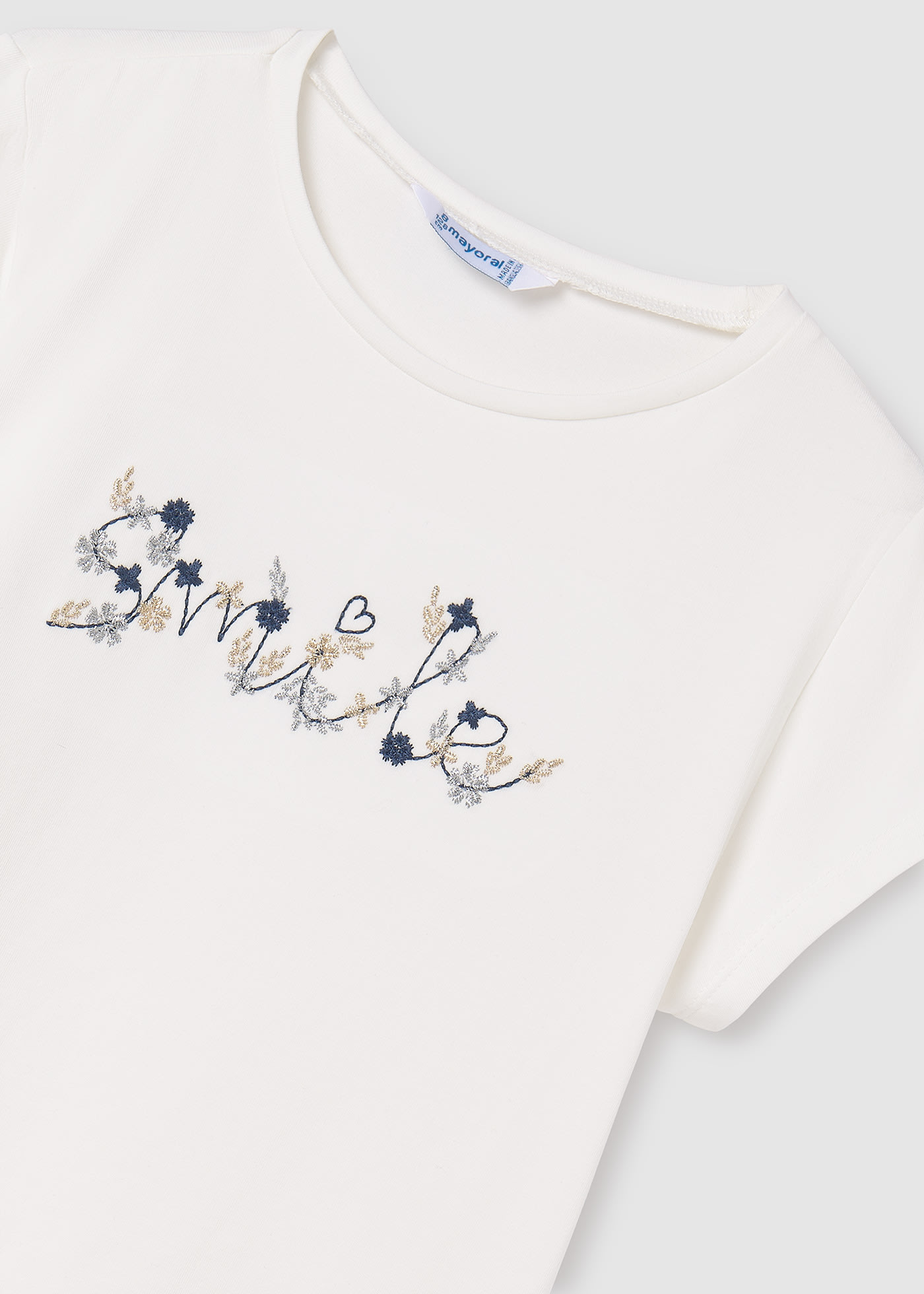 Girls t-shirt embroidery Better Cotton