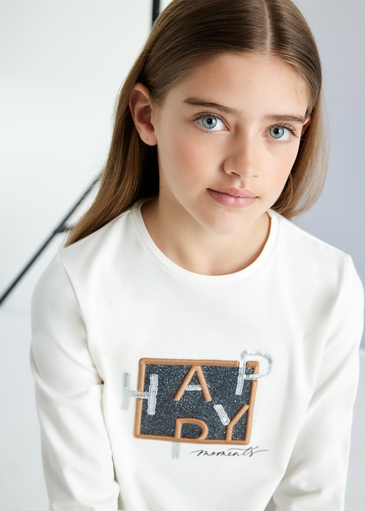 Girl Sequin Text T-Shirt