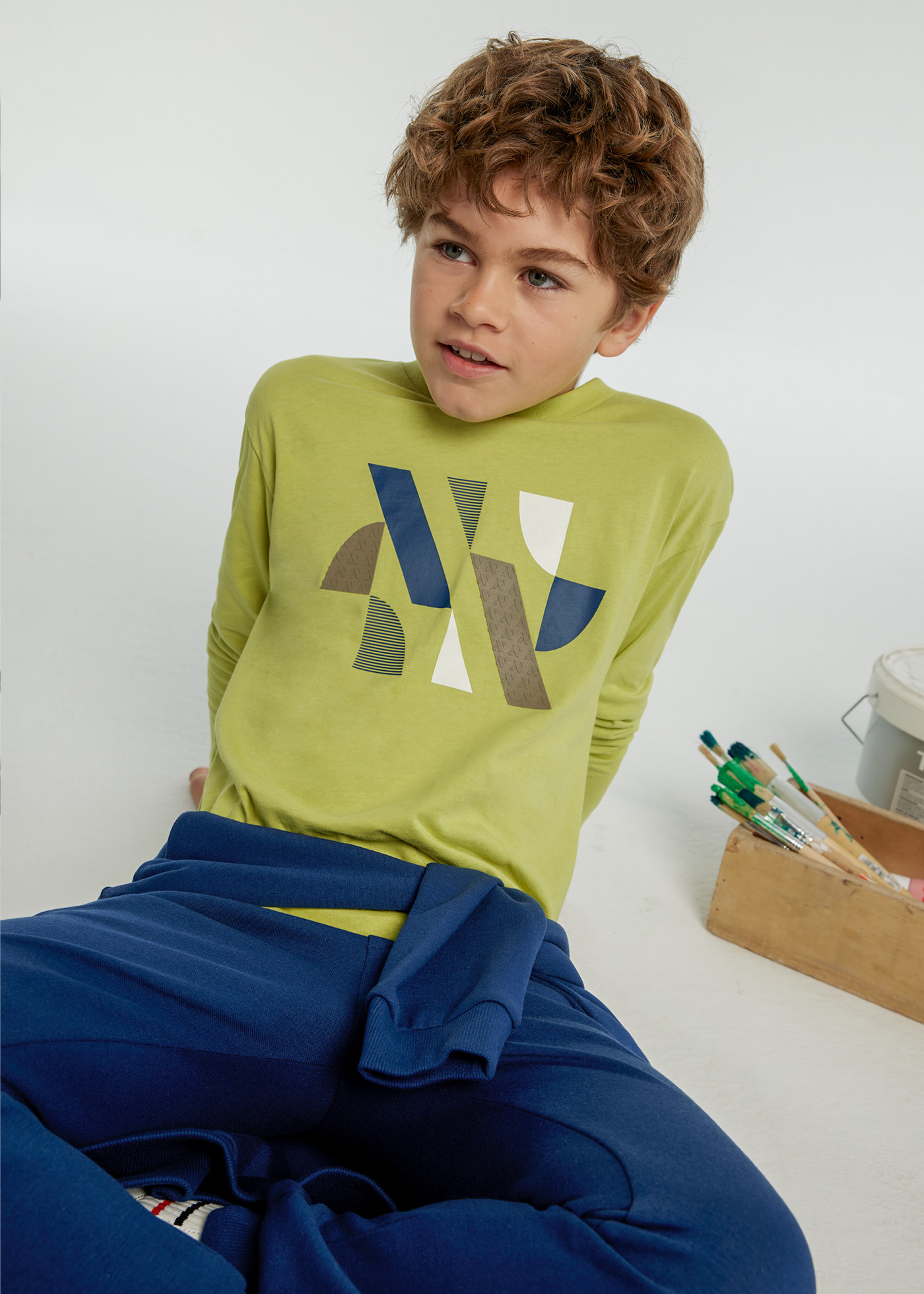 Shirt Relief Teenager Jungen