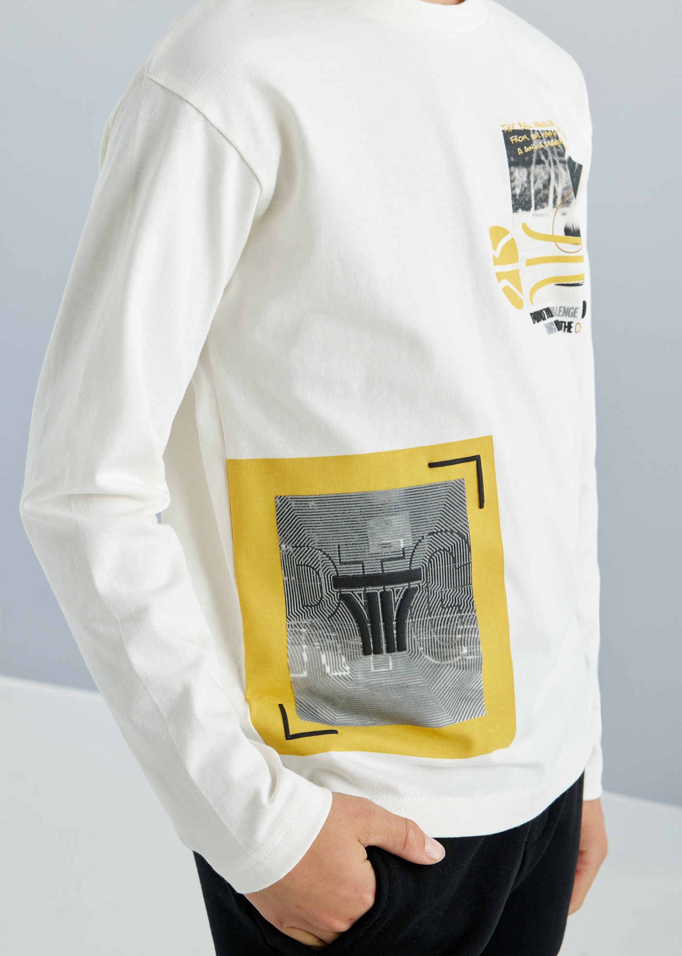 Boy Reflective Detail T-shirt