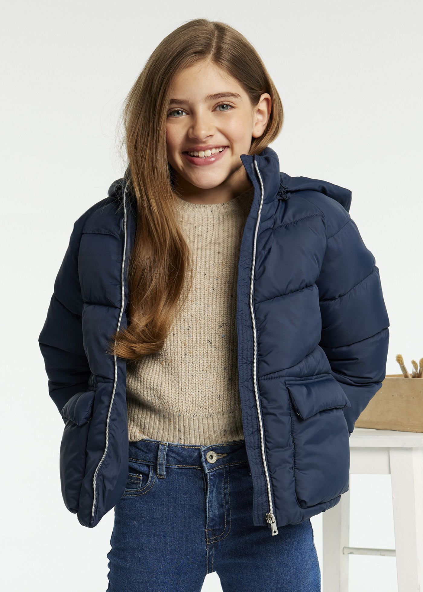 Girl Hooded Coat