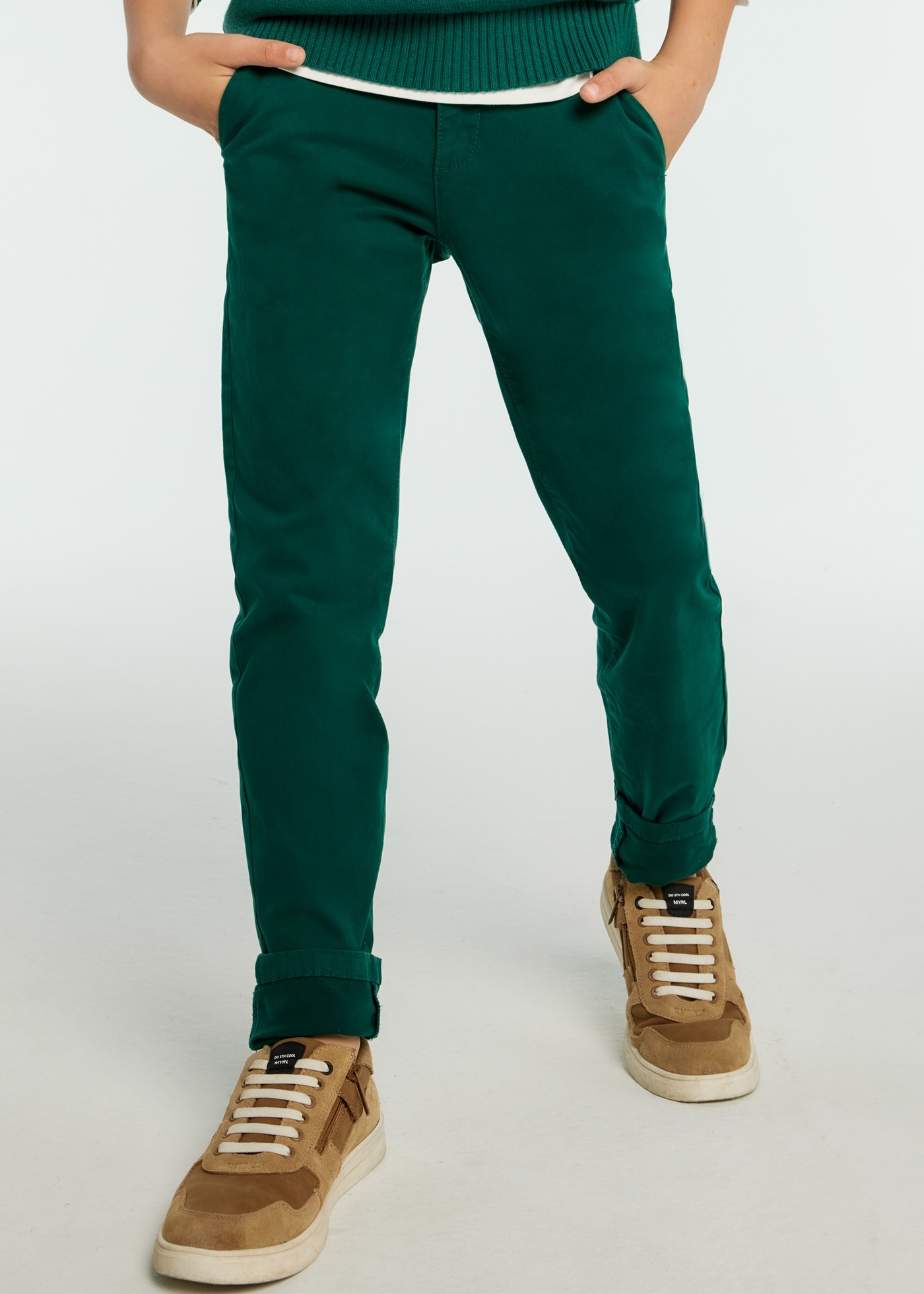 Pantalon chino basique garçon